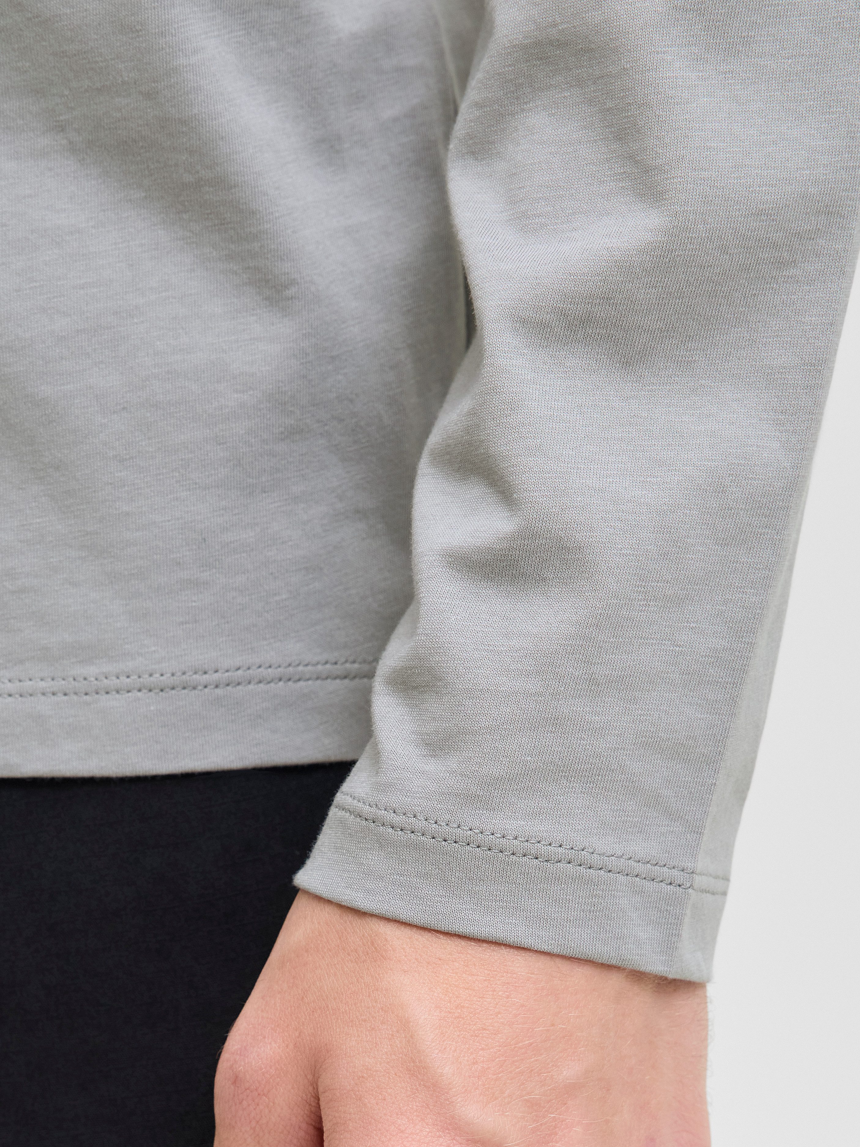 Jack & Jones Shirt met ronde hals JJEORGANIC BASIC TEE LS O-NECK NOOS