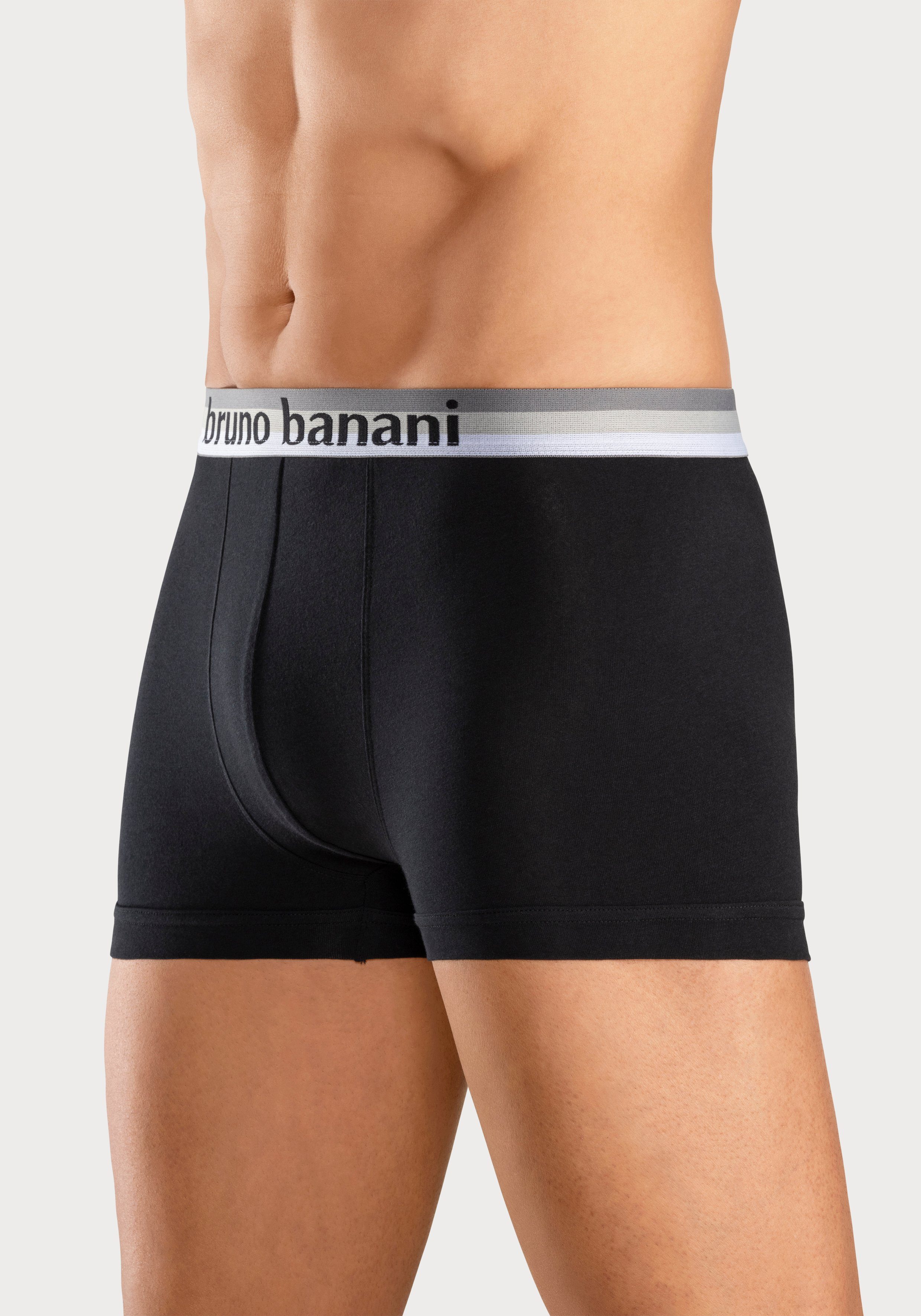 Bruno Banani Boxershort voor heren met gestreepte logoweefband (set, 5 stuks)