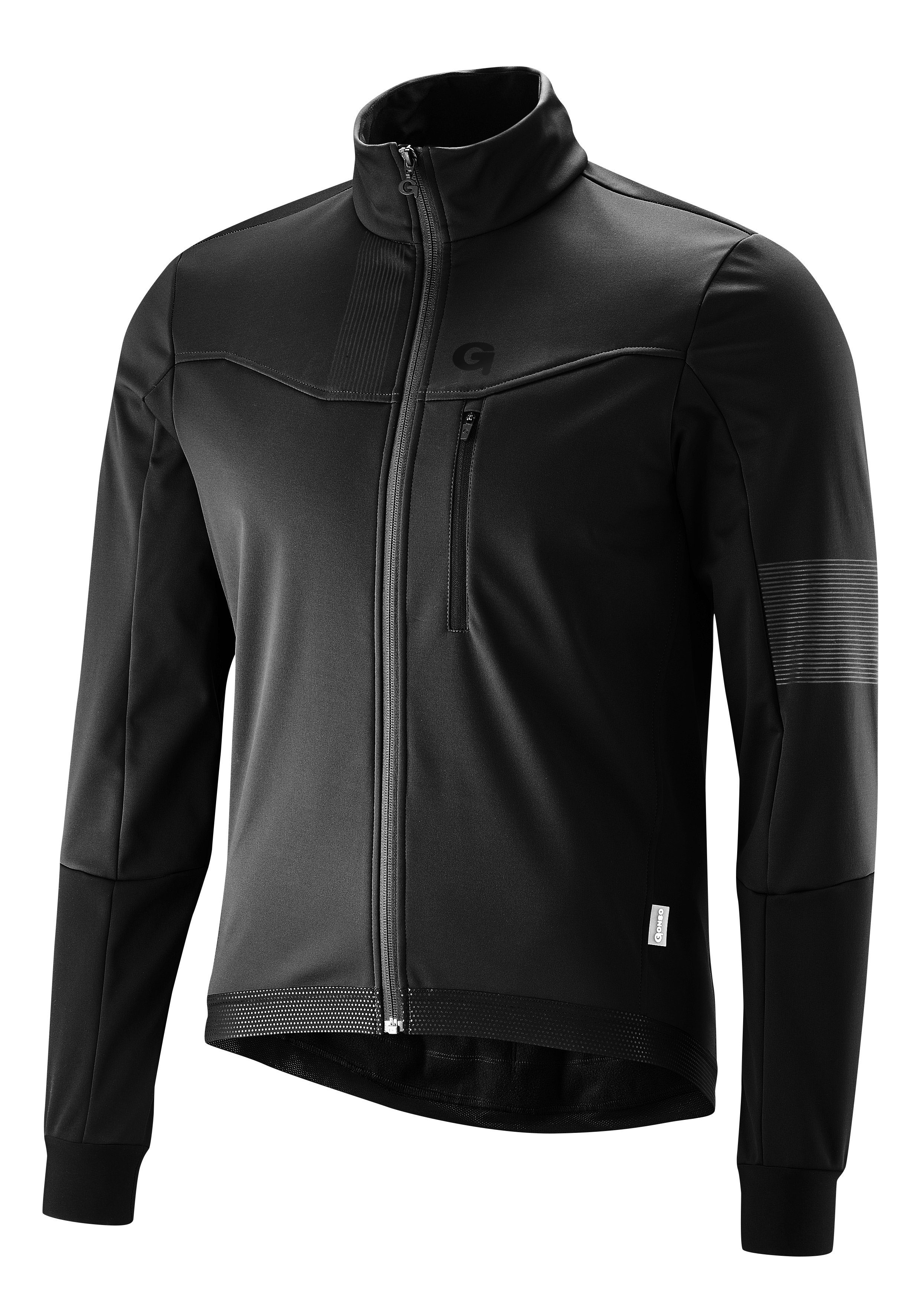 Gonso Fietsjack Valaff Heren softshell jacke, windjacke ademend en waterafstotend