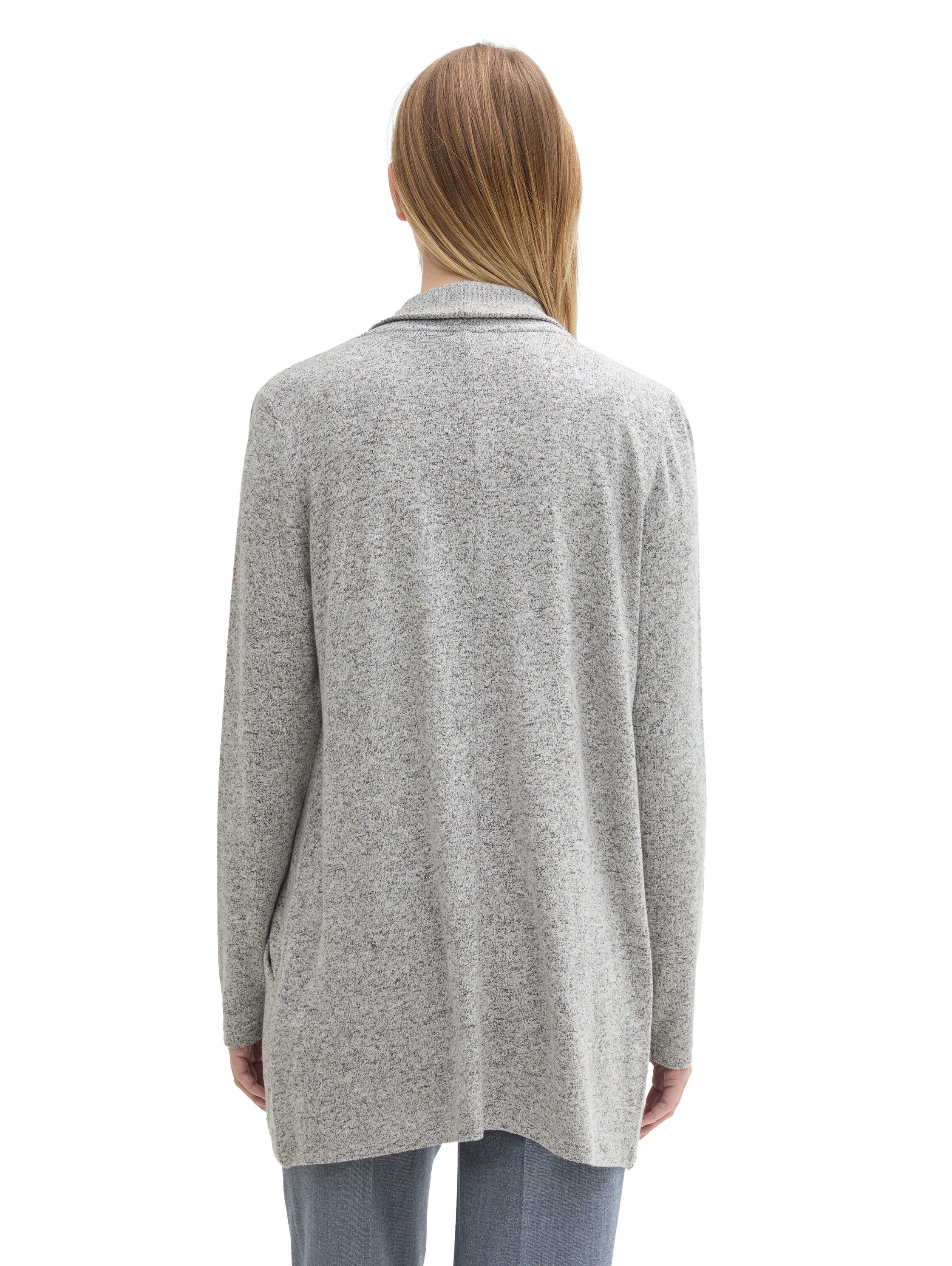 Tom Tailor Shirtjasje met sjaalkraag