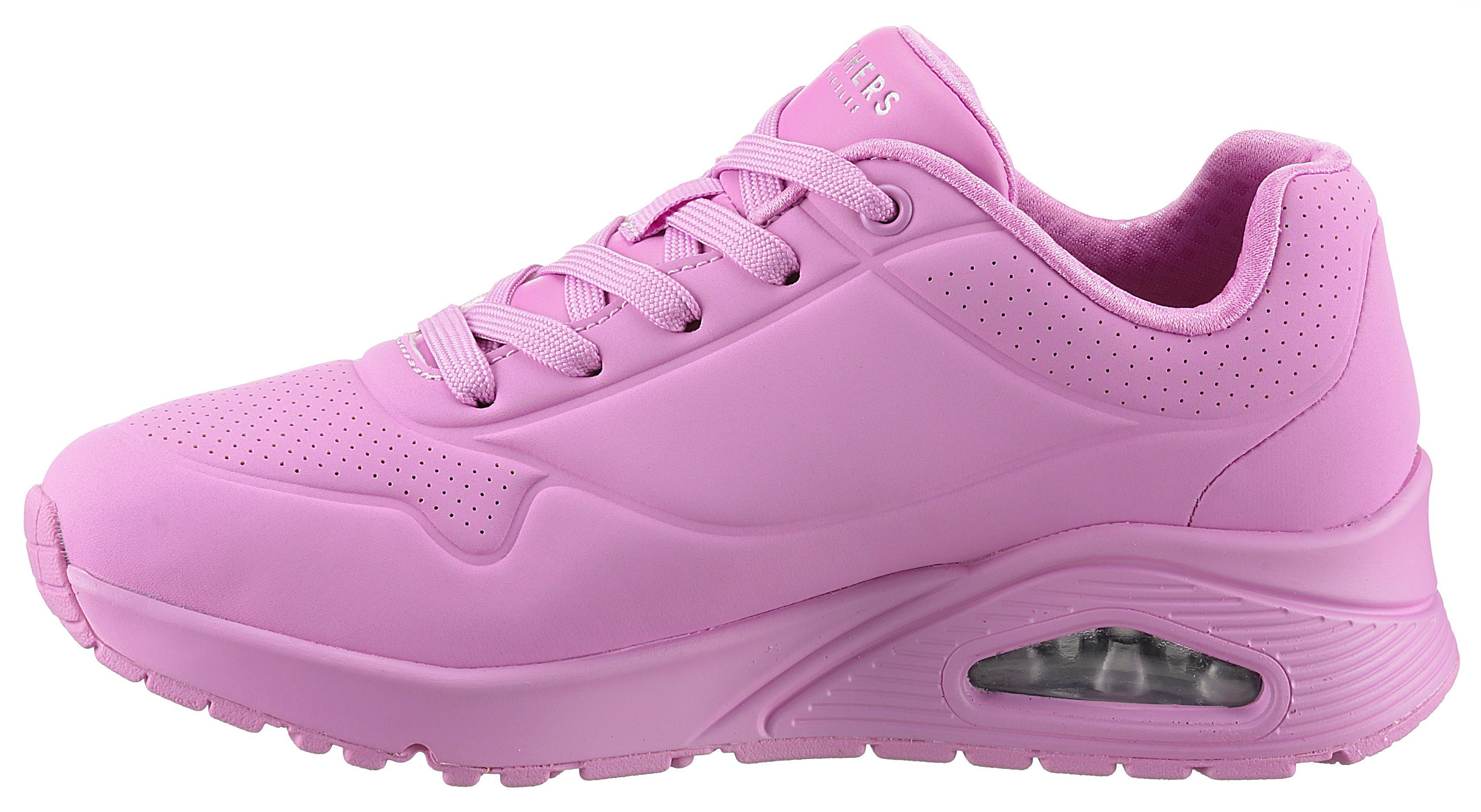 Skechers Sneakers Street Uno - Stand on Air Vrijetijdsschoen, lage schoen, veterschoen met memory foam