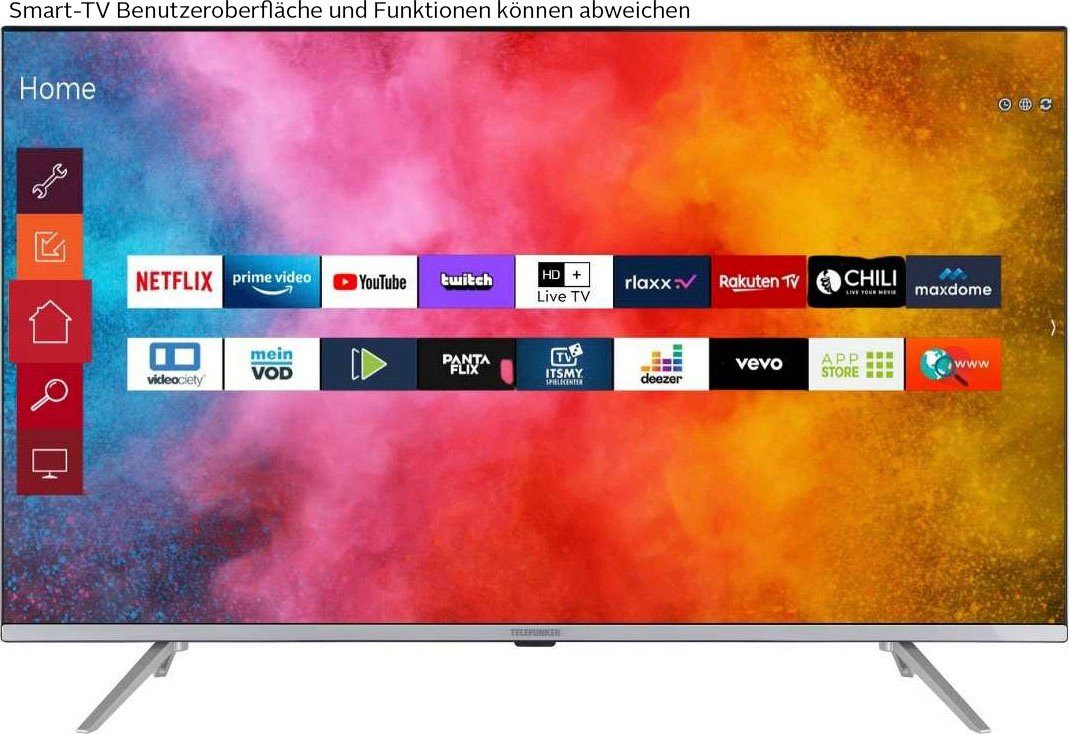 Telefunken Led-TV D43V850M5CWH, 108 cm / 43", 4K Ultra HD, Smart TV