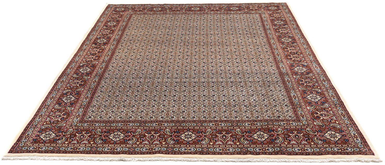 morgenland Wollen kleed Moud figuratief rosso scuro 288 x 204 cm Uniek exemplaar met certificaat