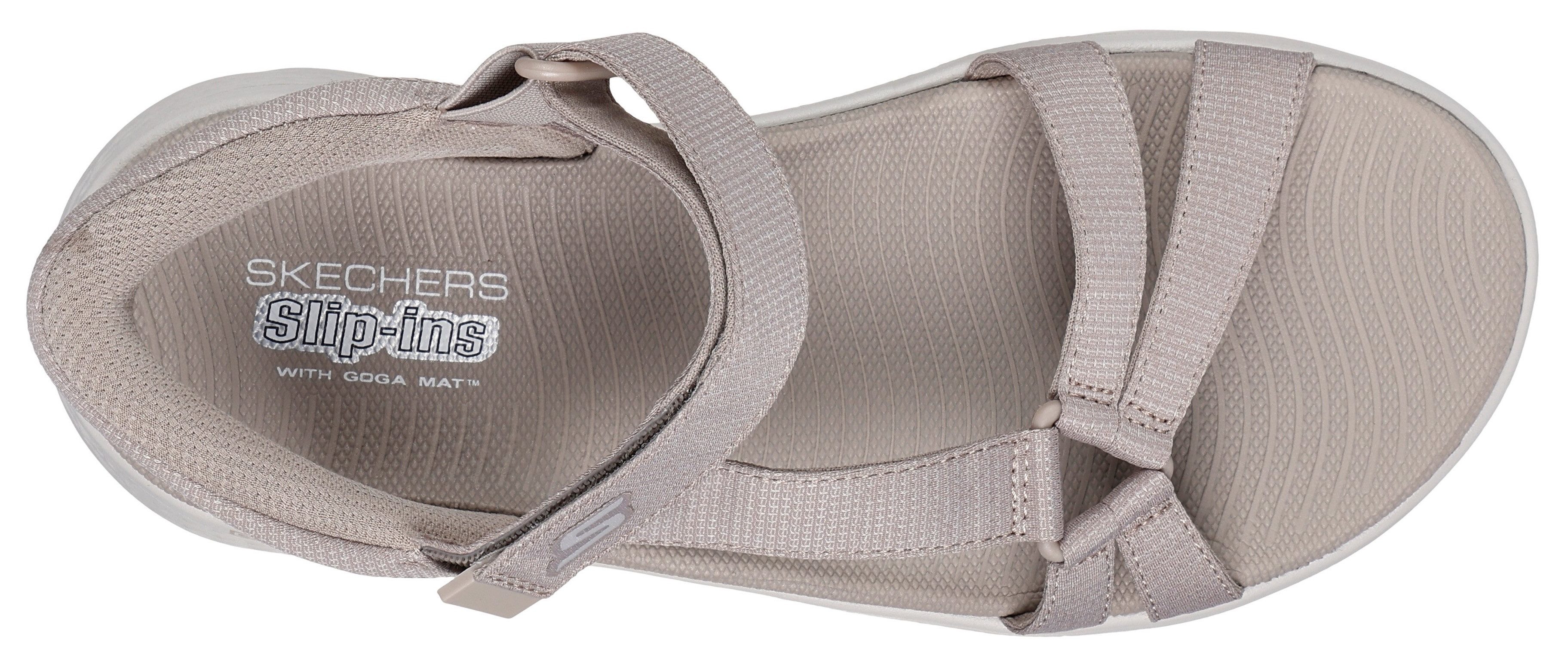 Skechers Sandalen GO WALK FLEX SANDAL-ILLUMINATE , sandalette, trekking sandaal met gogo mat voetbed