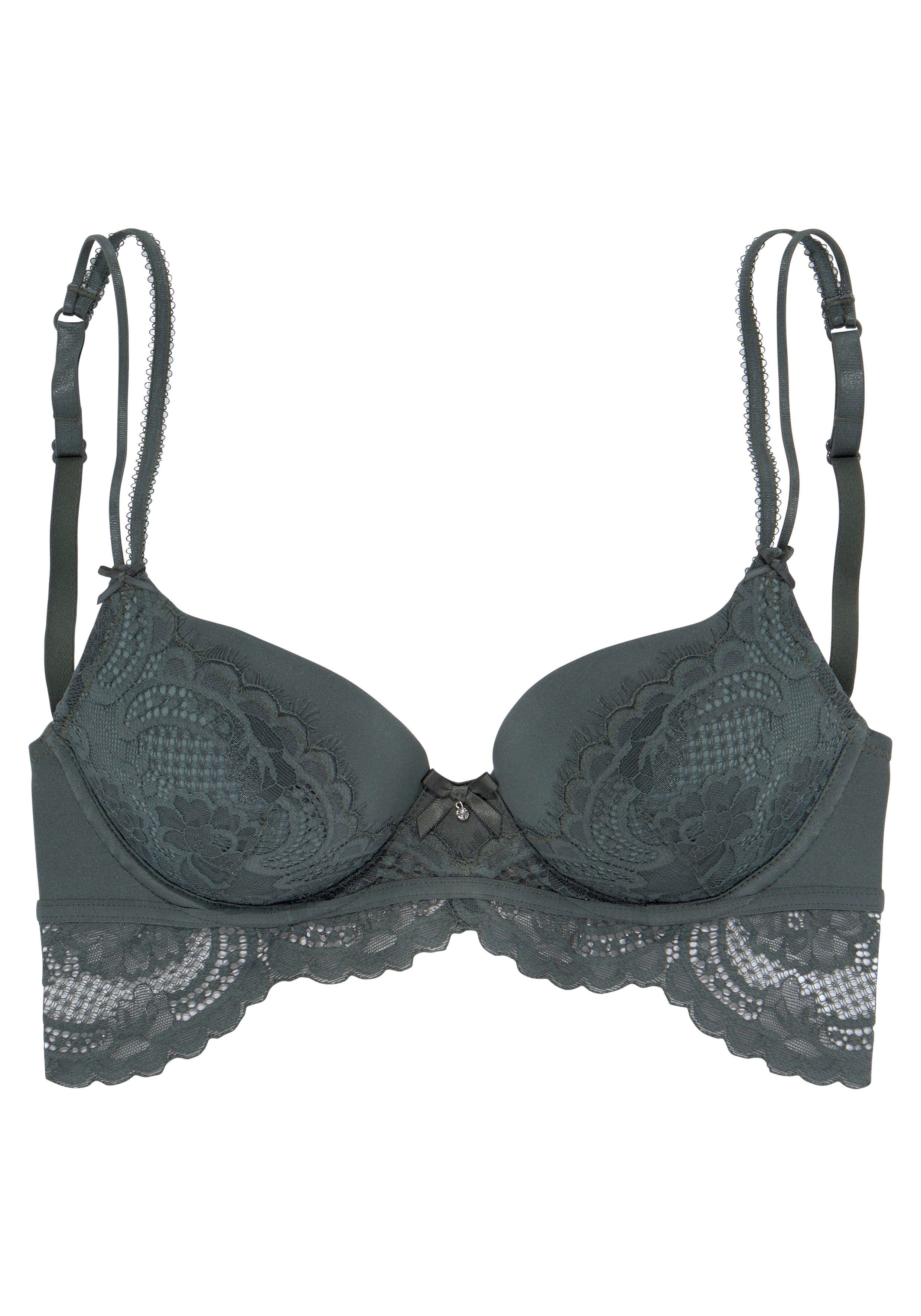 Lascana Push-up-bh Valentina met extravagante kanten details, lingerie