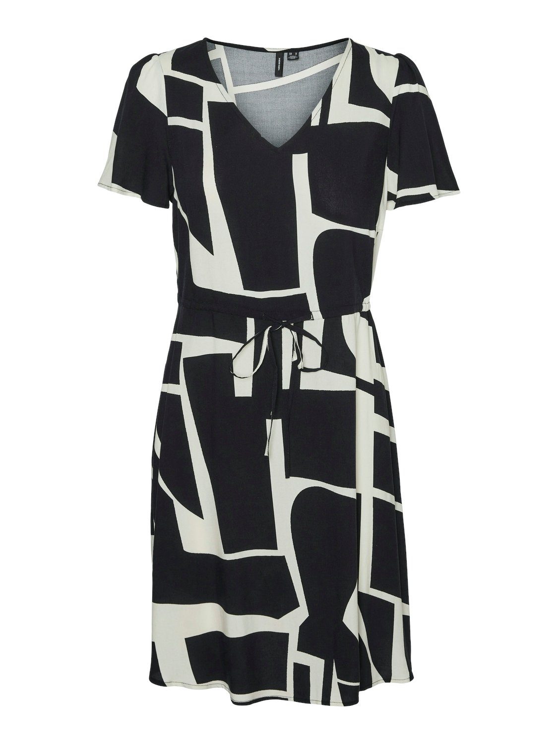 Vero Moda Mini-jurk VMEASY JOY SS SHORT DRESS WVN GA