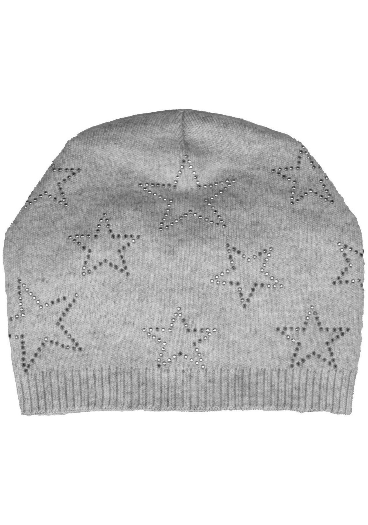Capelli New York Beanie met siersteentjes