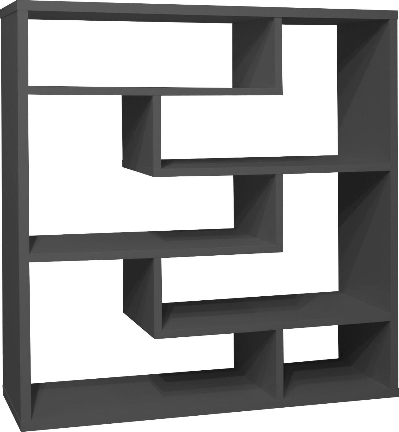 Mäusbacher Roomdivider Tetrix Breedte 130 cm kamerschermen zwart