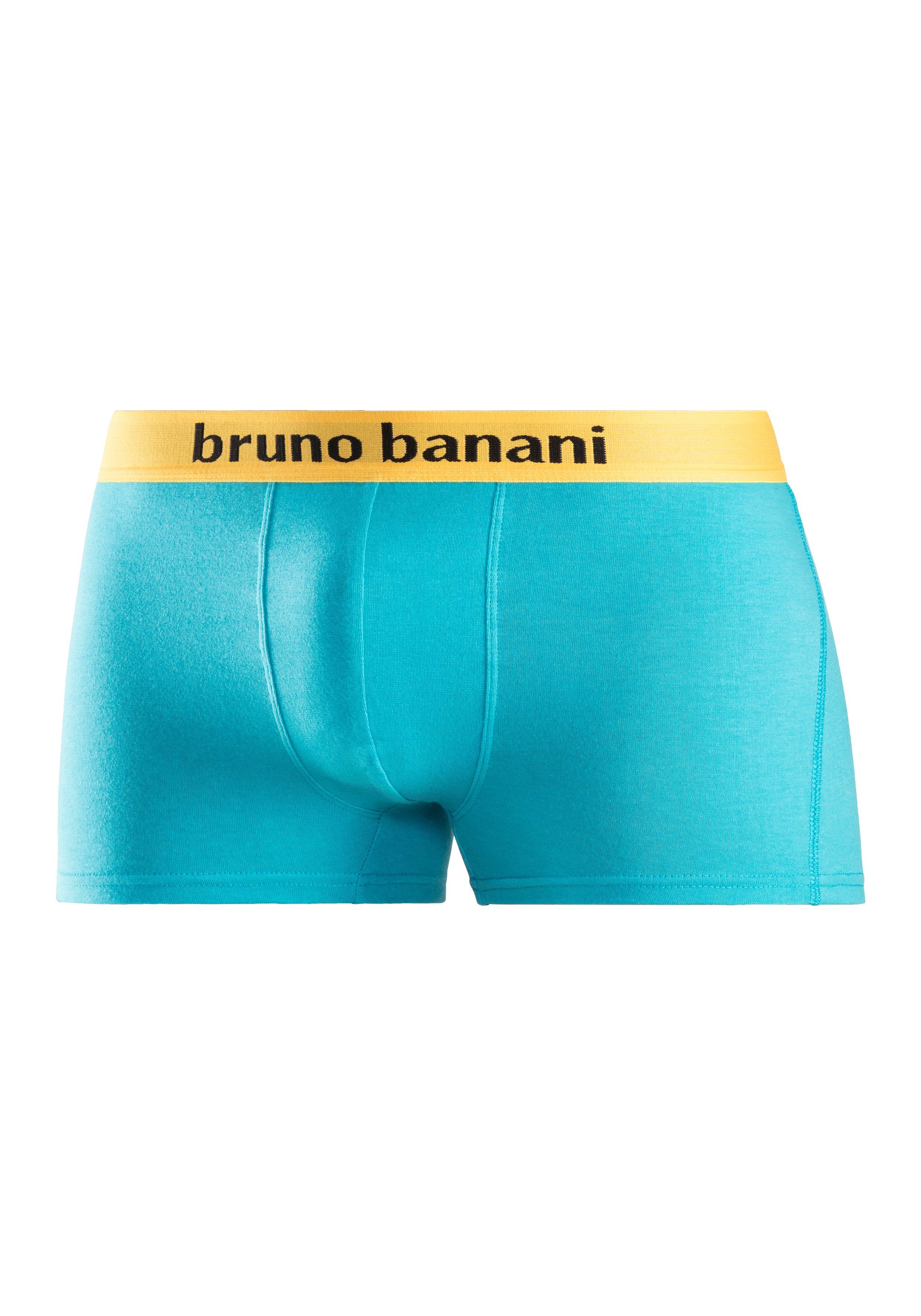 Bruno Banani Boxershort voor heren met gekleurd merkopschrift bij de boord (set, 4 stuks)