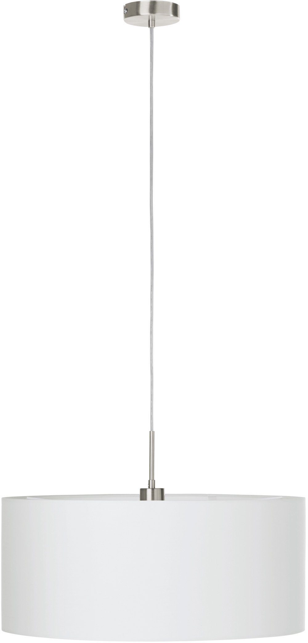 EGLO Hanglamp PASTERI wit / ø53 x h110 cm / excl. 1x e27 (elk max. 60 w) / lamp van stof