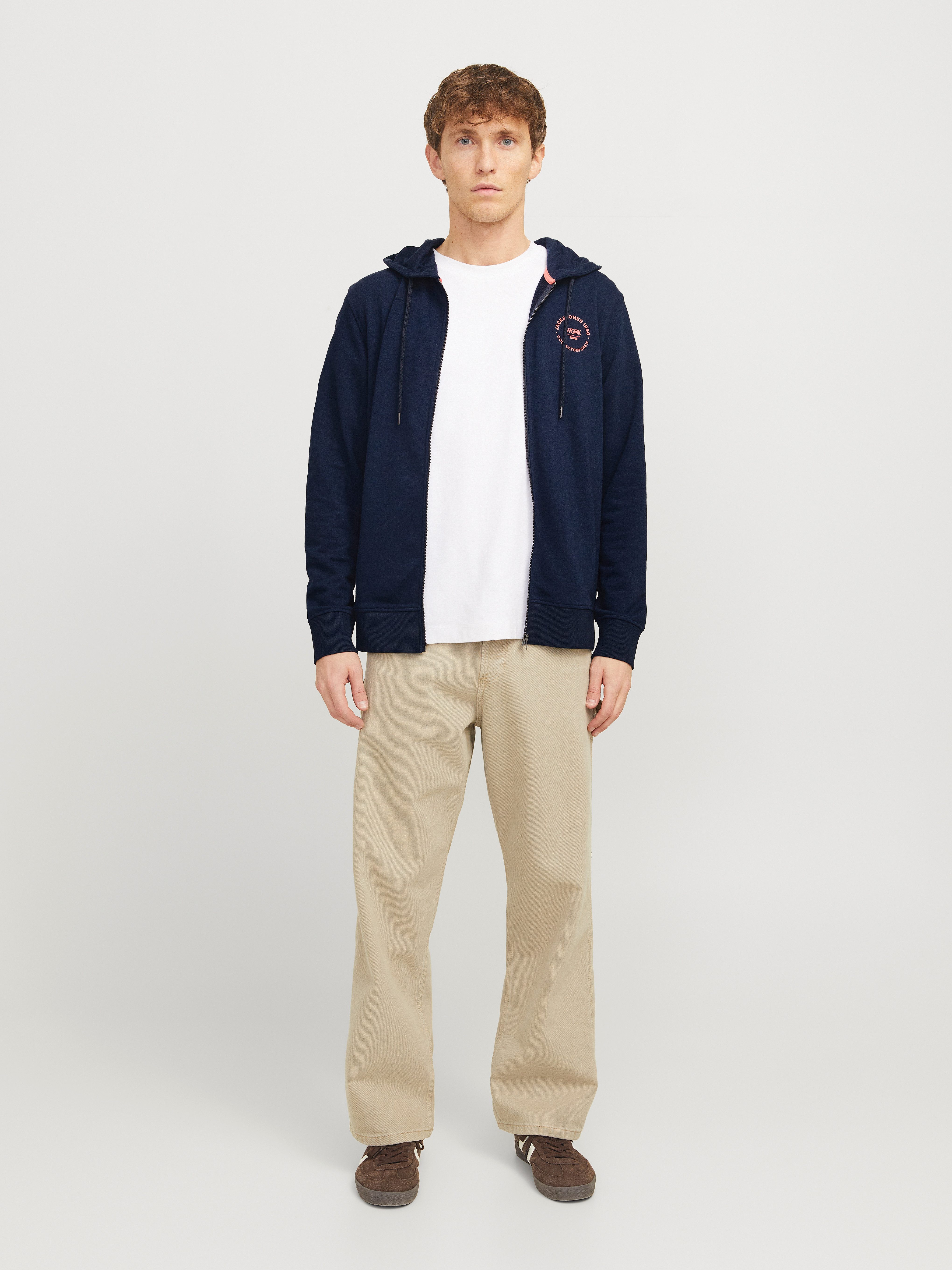 Jack & Jones Capuchonsweatvest JJSIMON SWEAT ZIP HOOD