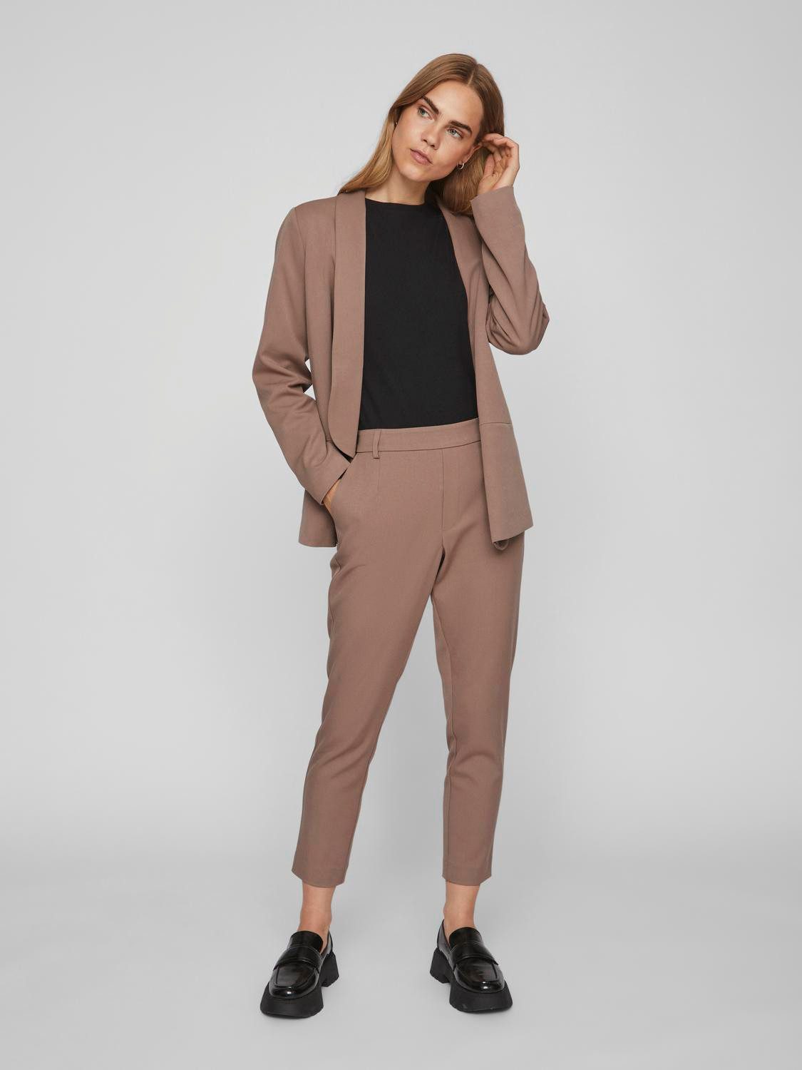 Vila Pantalon VIVARONE HW SLIM PANT - NOOS