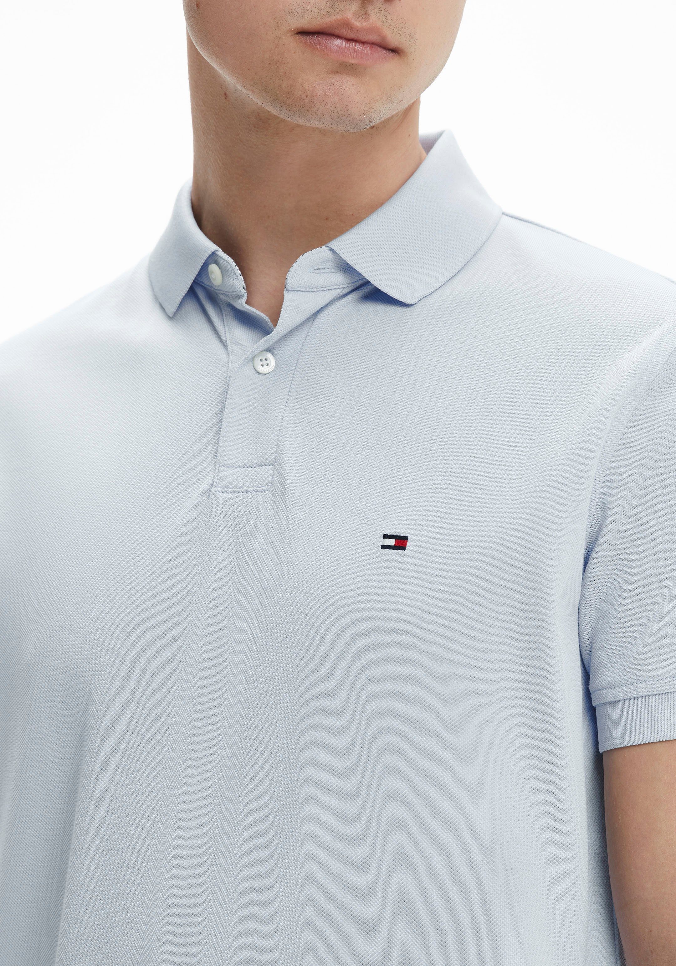 Tommy Hilfiger Poloshirt 1985 REGULAR POLO met contraststrepen en knoopsluiting
