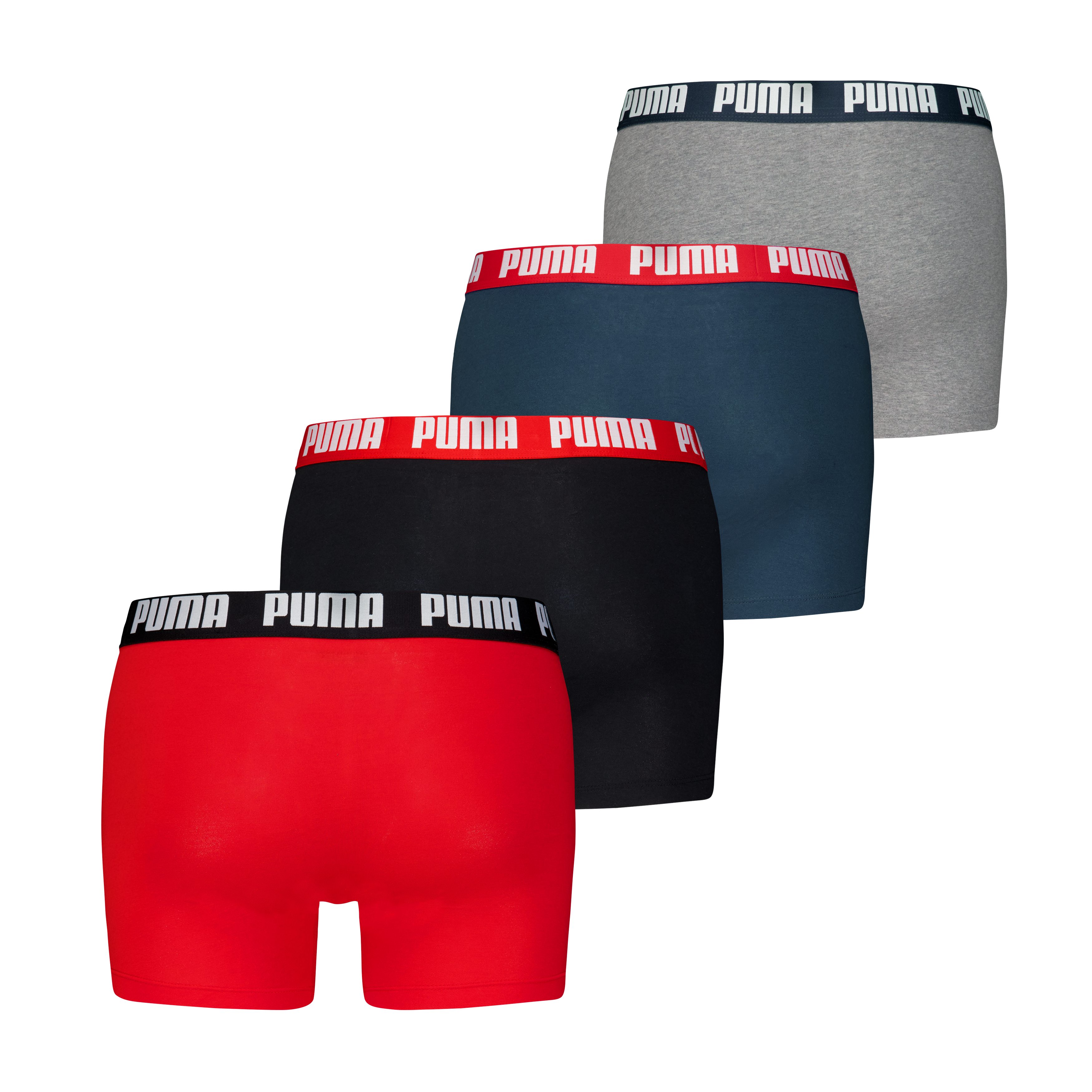 PUMA Boxershort PUMA MEN EVERYDAY BOXER 4P ECOM (Set van 4)
