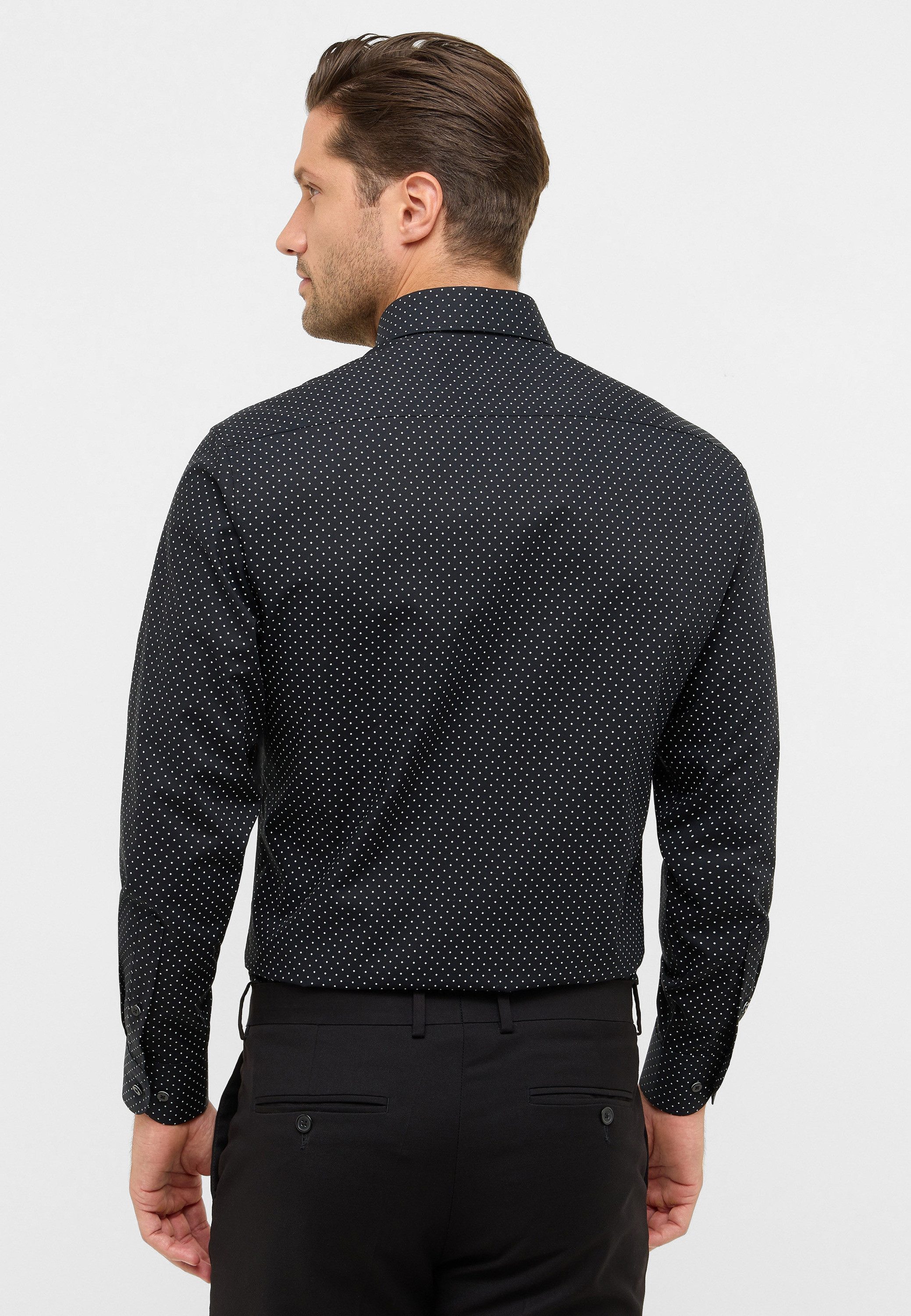 Eterna Overhemd met lange mouwen MODERN FIT NON IRON (strijkvrij)