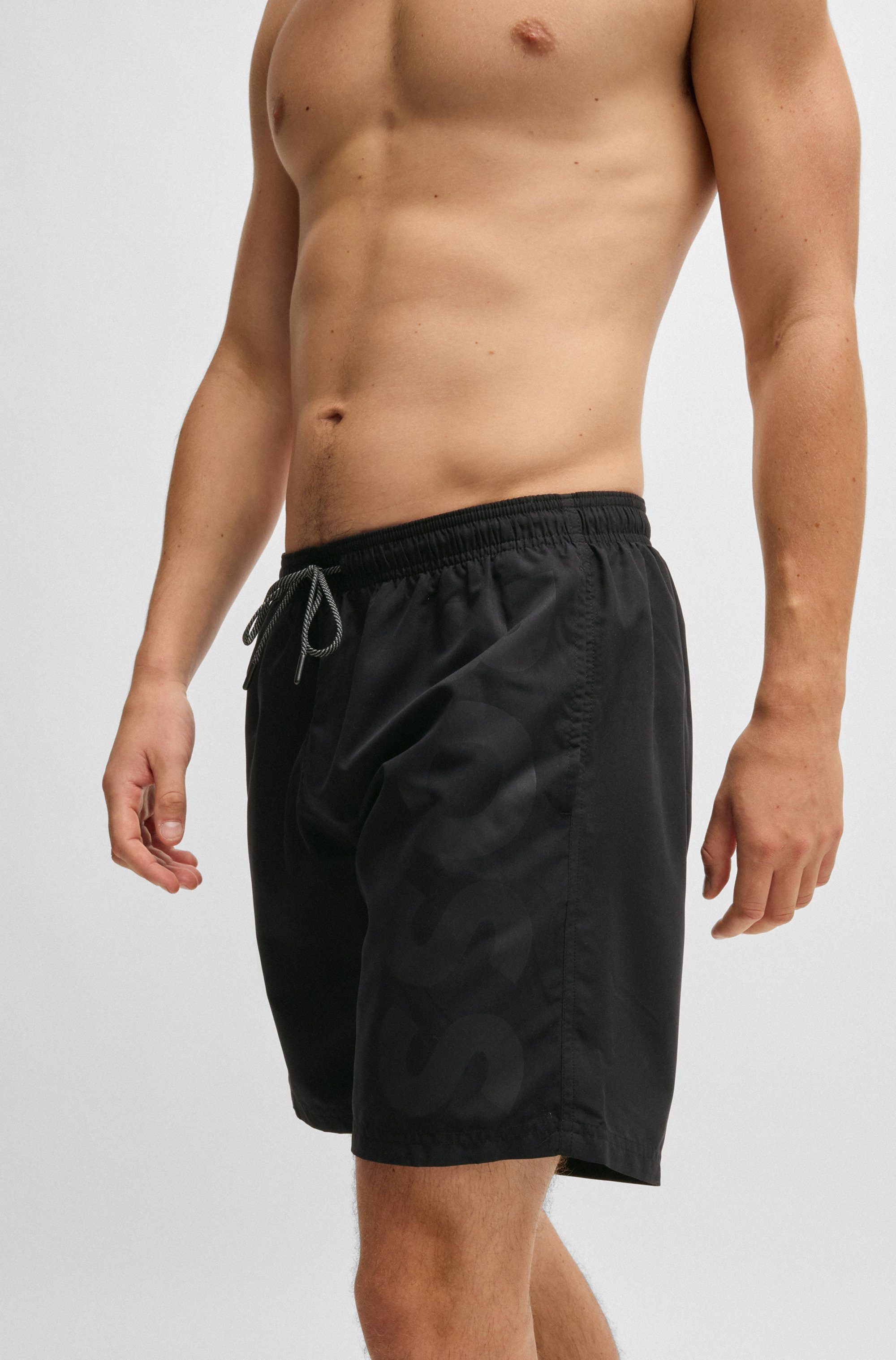 BOSS Zwemshort Orca met boss print