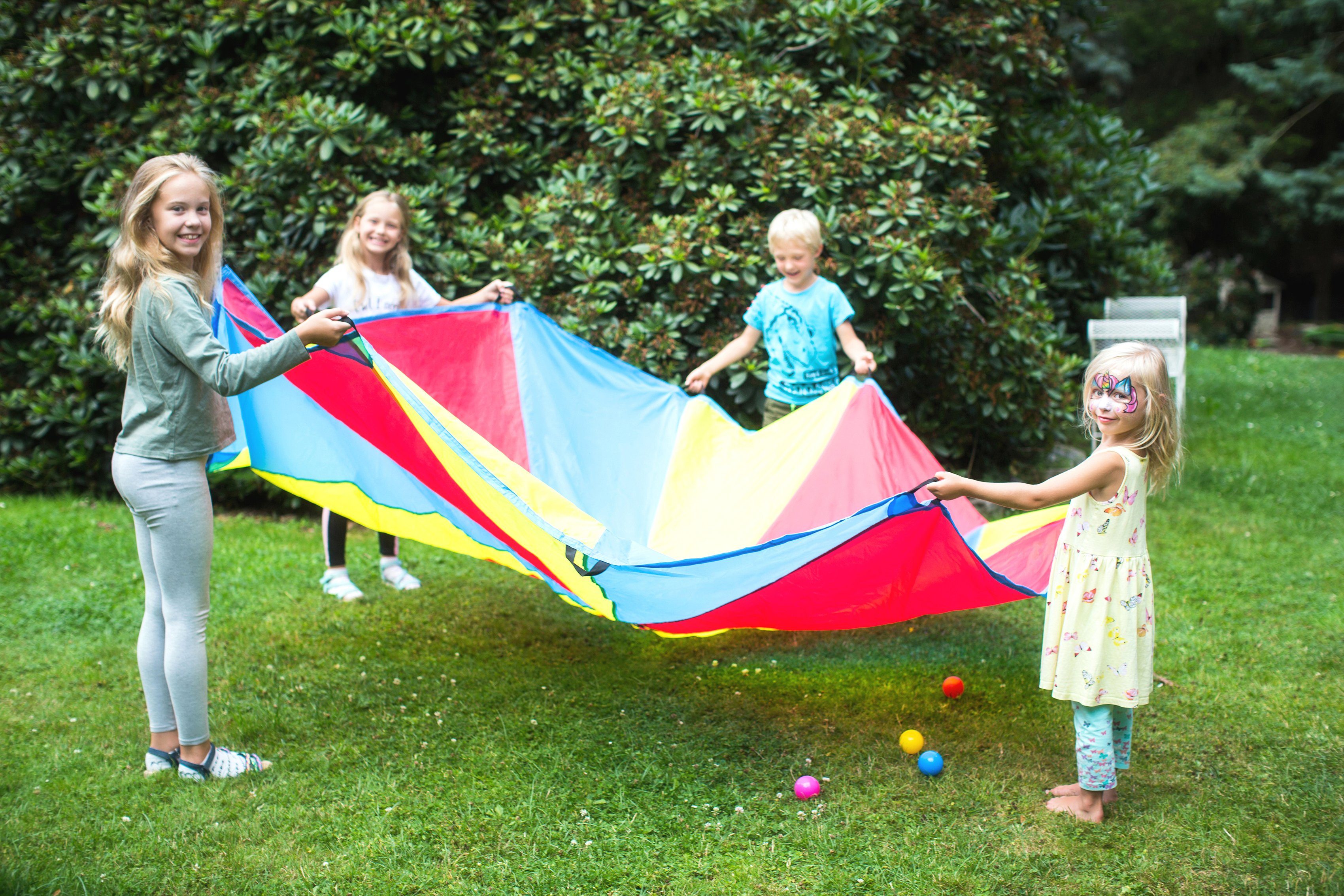 Knorrtoys® Spel Omhoog en omlaag met 25 kleurrijke ballen