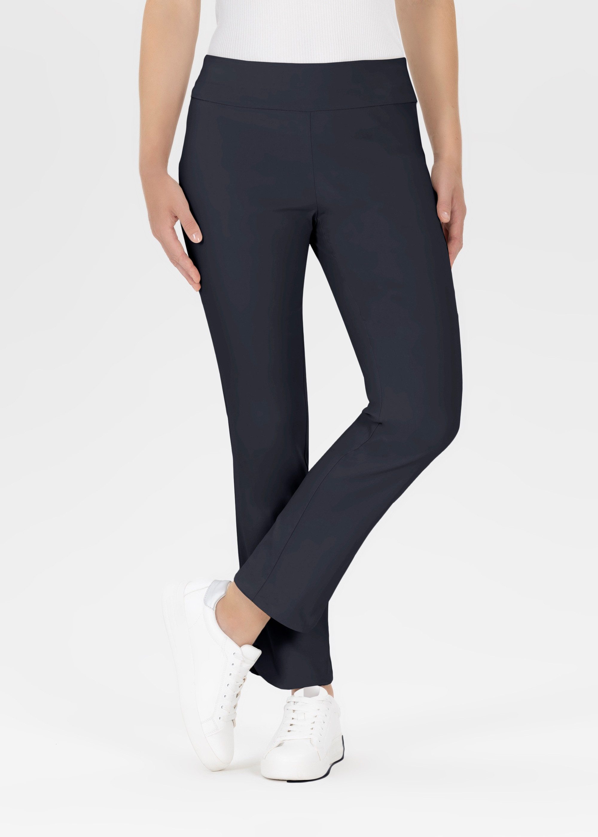 Stehmann 7/8 broek met zijsplitten dames 7/8-broeken maat 34 blauw