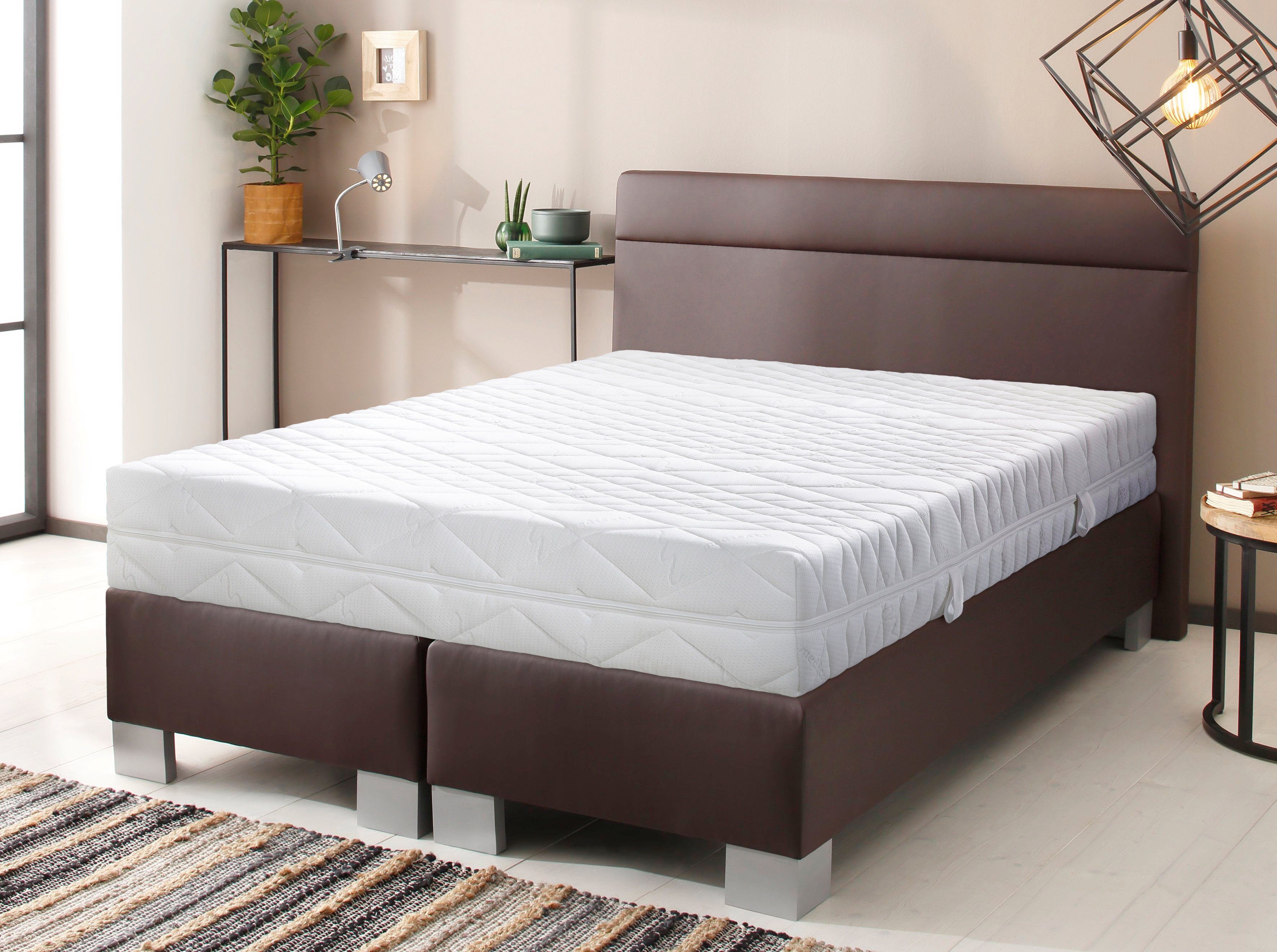 Malie Pocketveringsmatras Lisa, 7 zones tonnenvering matras 90x200cm & andere maten, matras h2, h3, h4, h5 hoogte 22 cm
