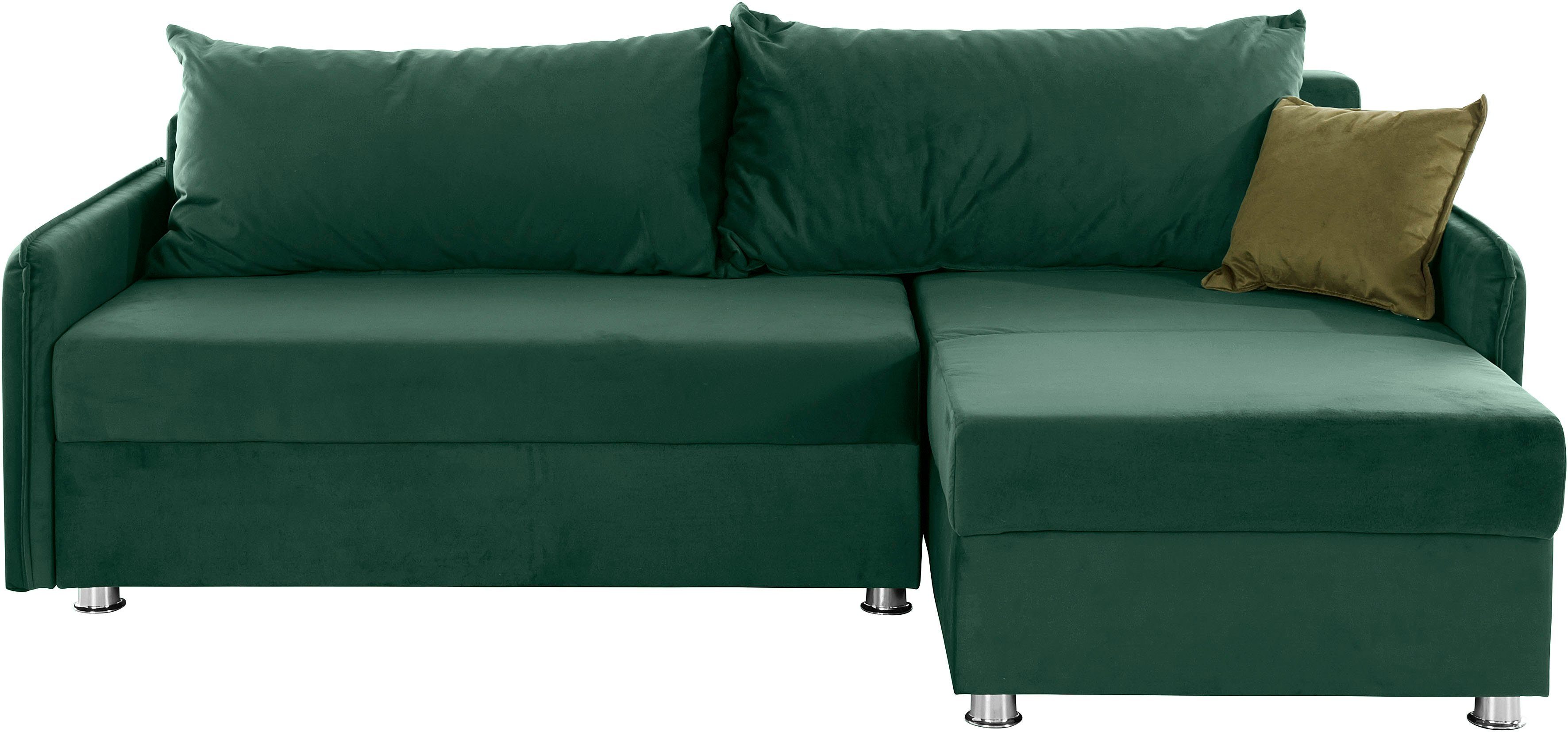 COLLECTION AB Hoekbank Sunny L-vorm met slaapfunctie en bedkist