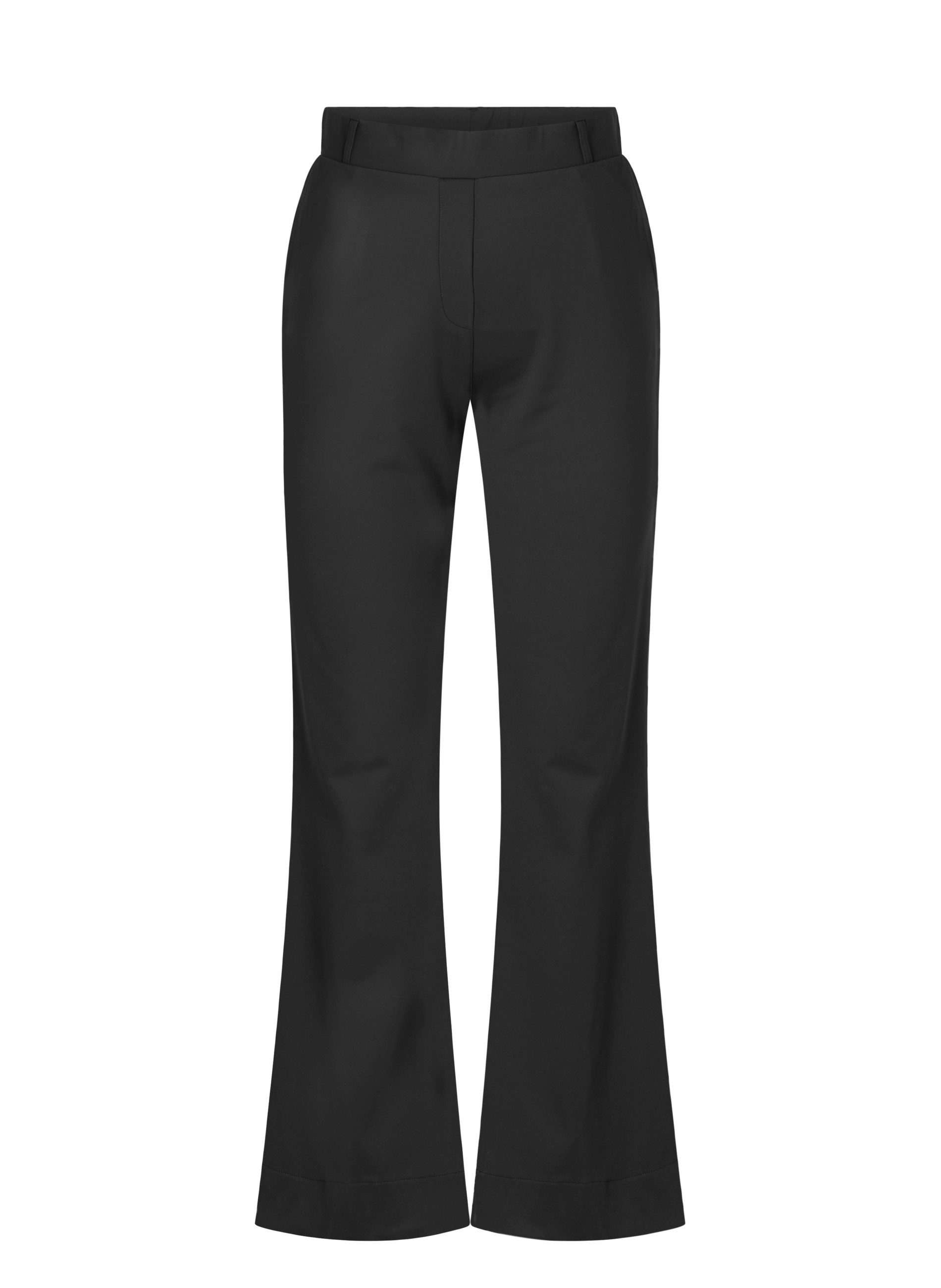 Base Level Stoffen broek Tori met uitlopende pijpen en stretch