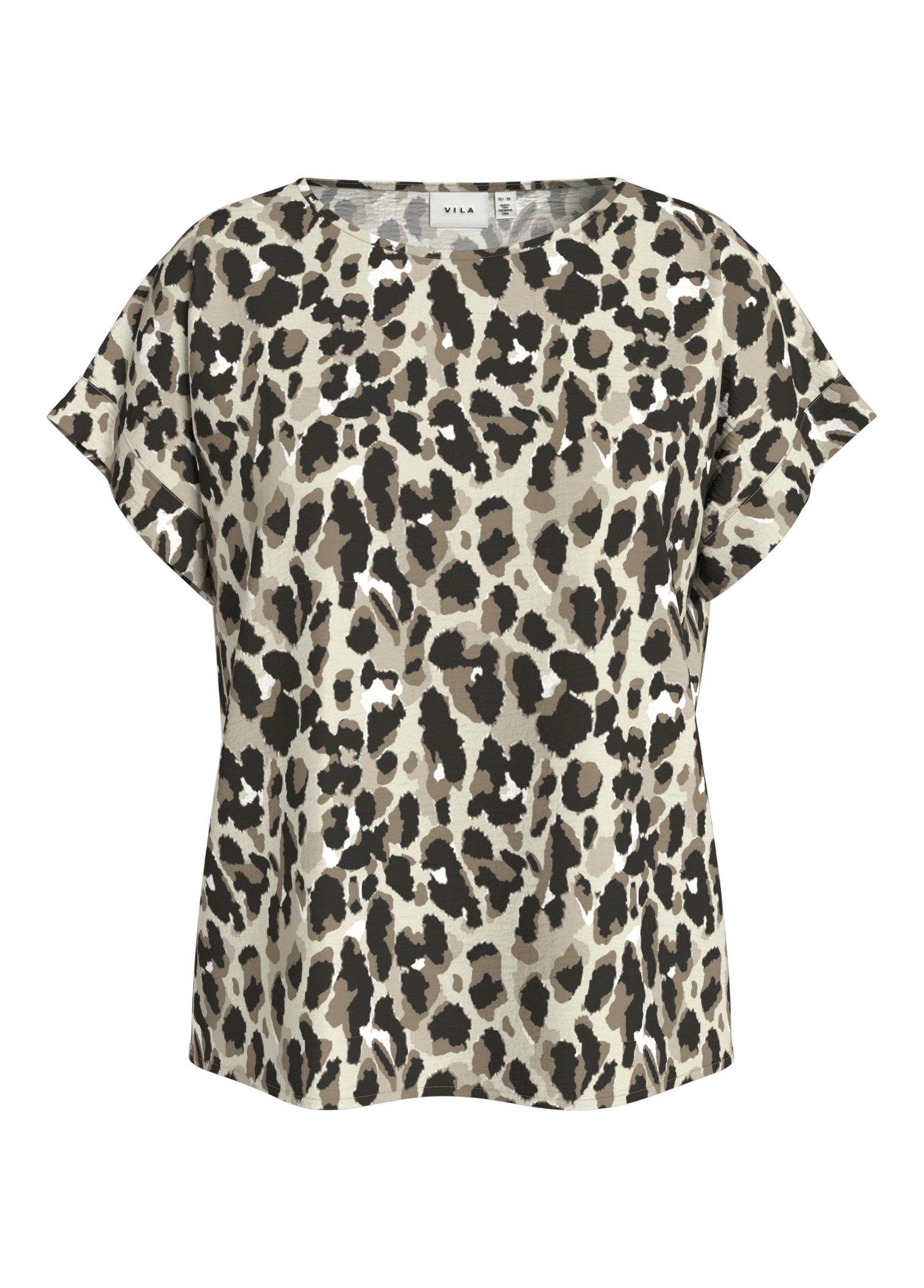 Vila Shirt met korte mouwen VIJOSA S/S TOP - NOOS