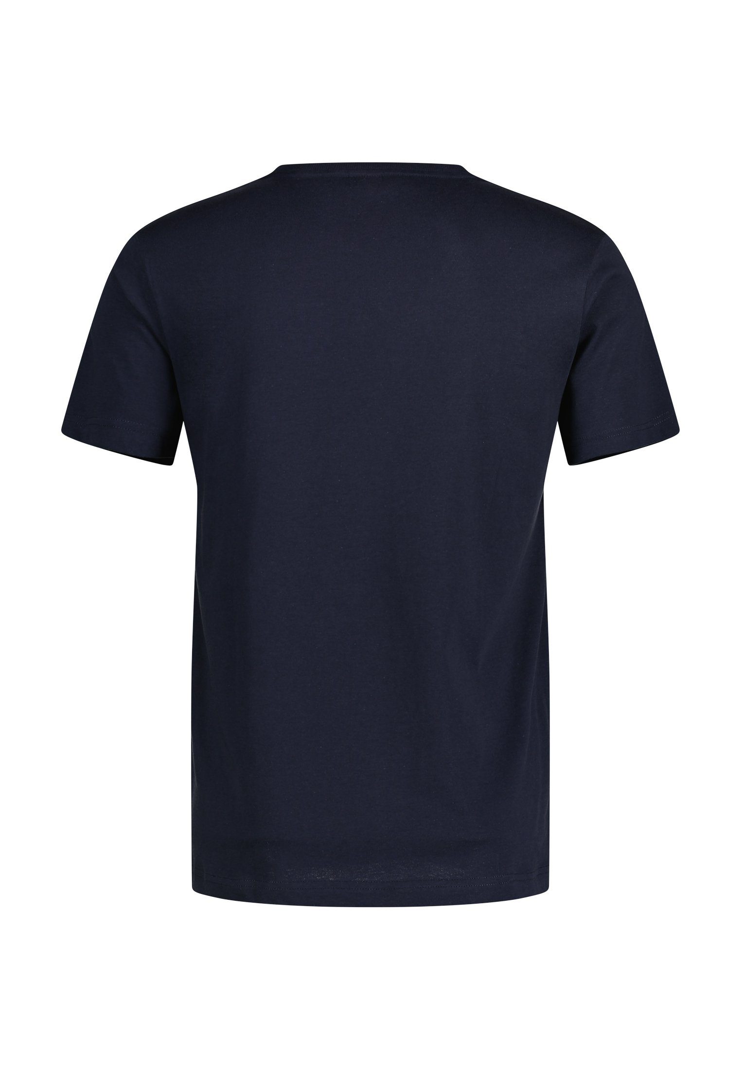 Lerros T-shirt LERROS T-shirt met borstprint *Follow the sun*