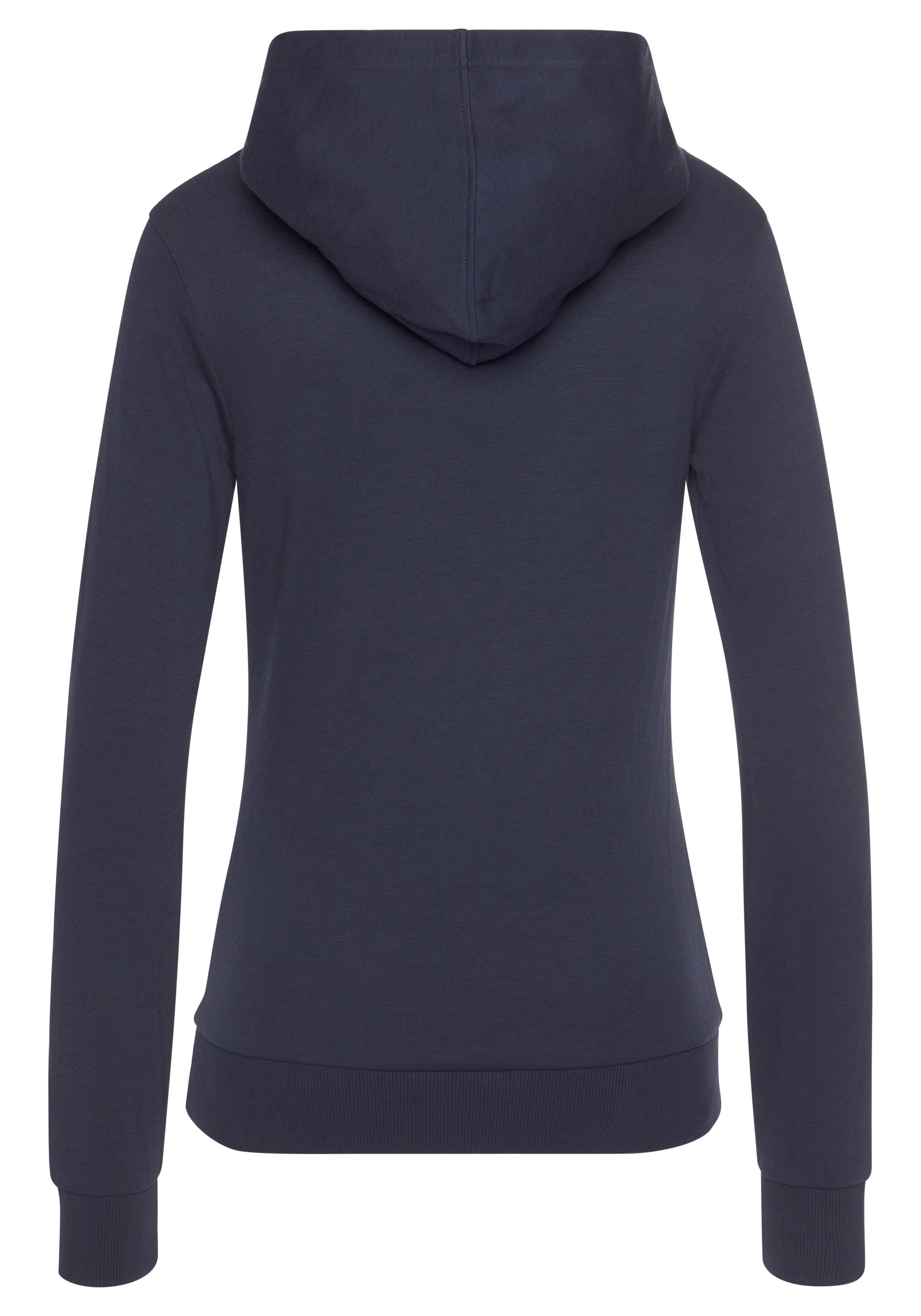 H.I.S Hoodie met logoprint en kangoeroezak, loungepak, hoodie