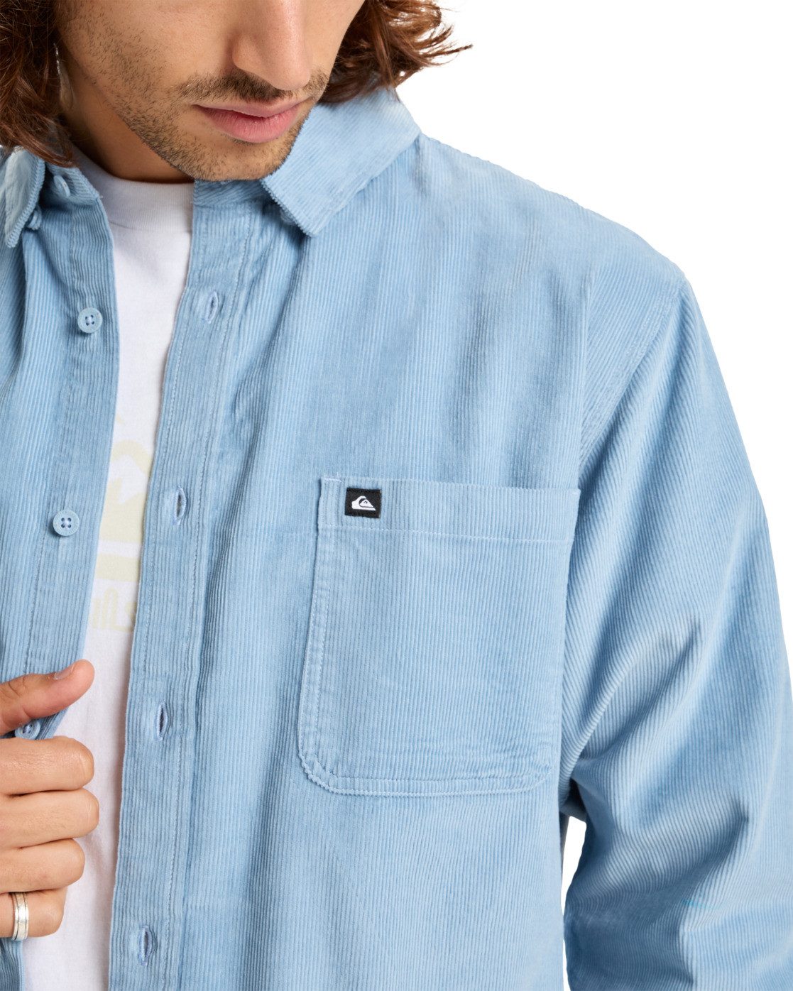Quiksilver Overhemd met lange mouwen SMOKE TRAIL CORD