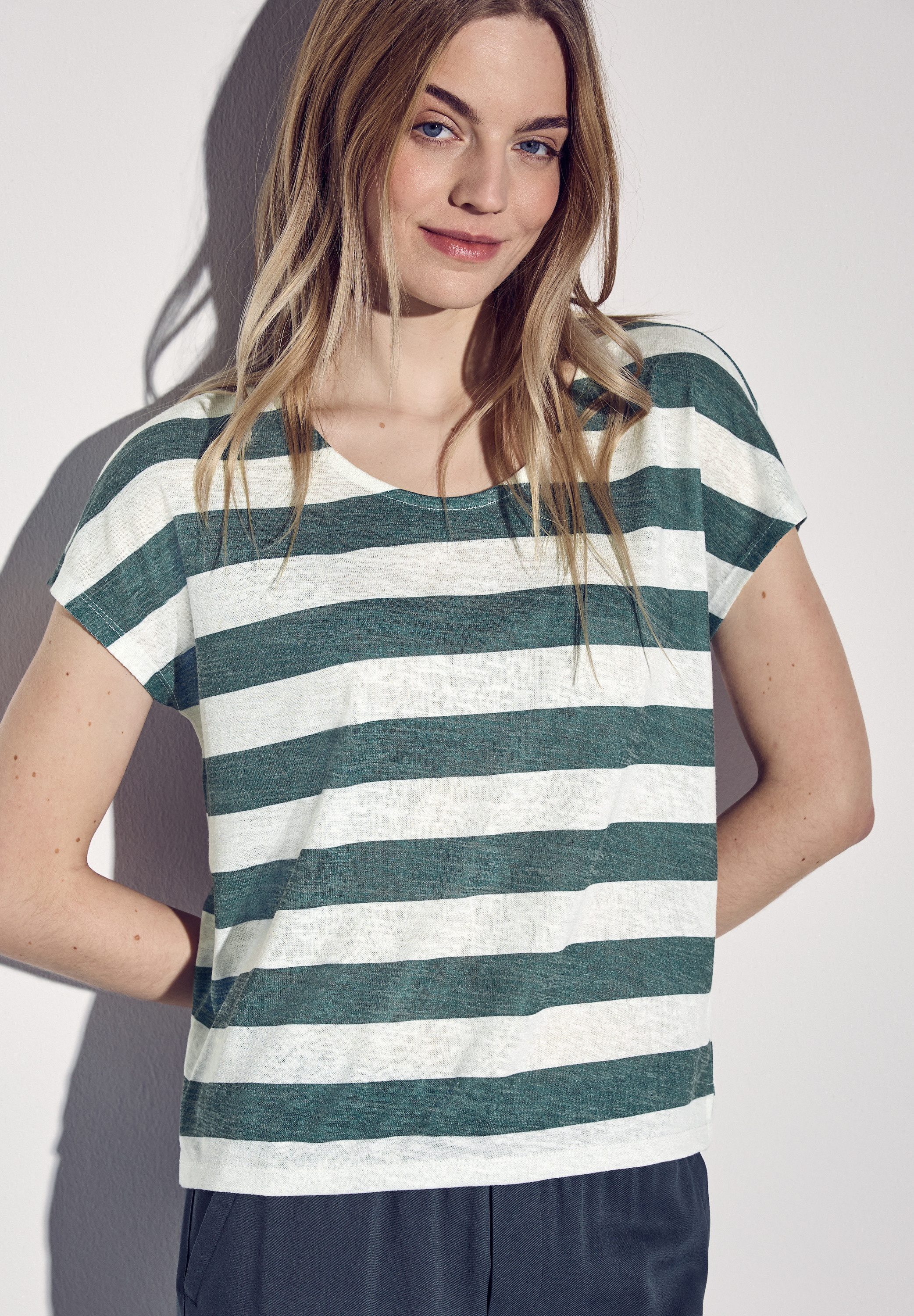 STREET ONE Shirttop met gestreept patroon