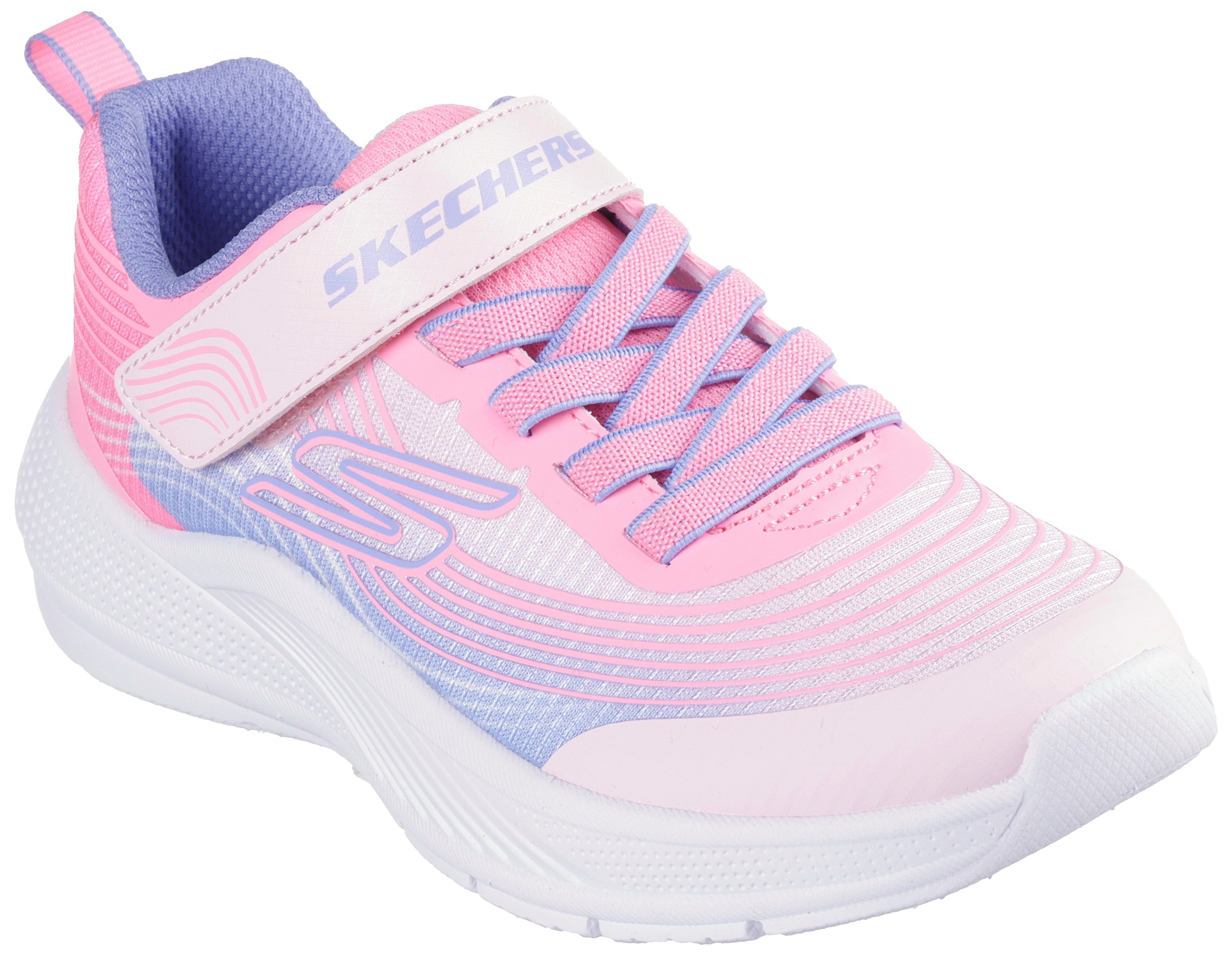 Skechers Sneakers MICROSPEC ADVANCE Klittenbandschoen, vrijetijdsschoen met elastiek en klittenbandsluiting