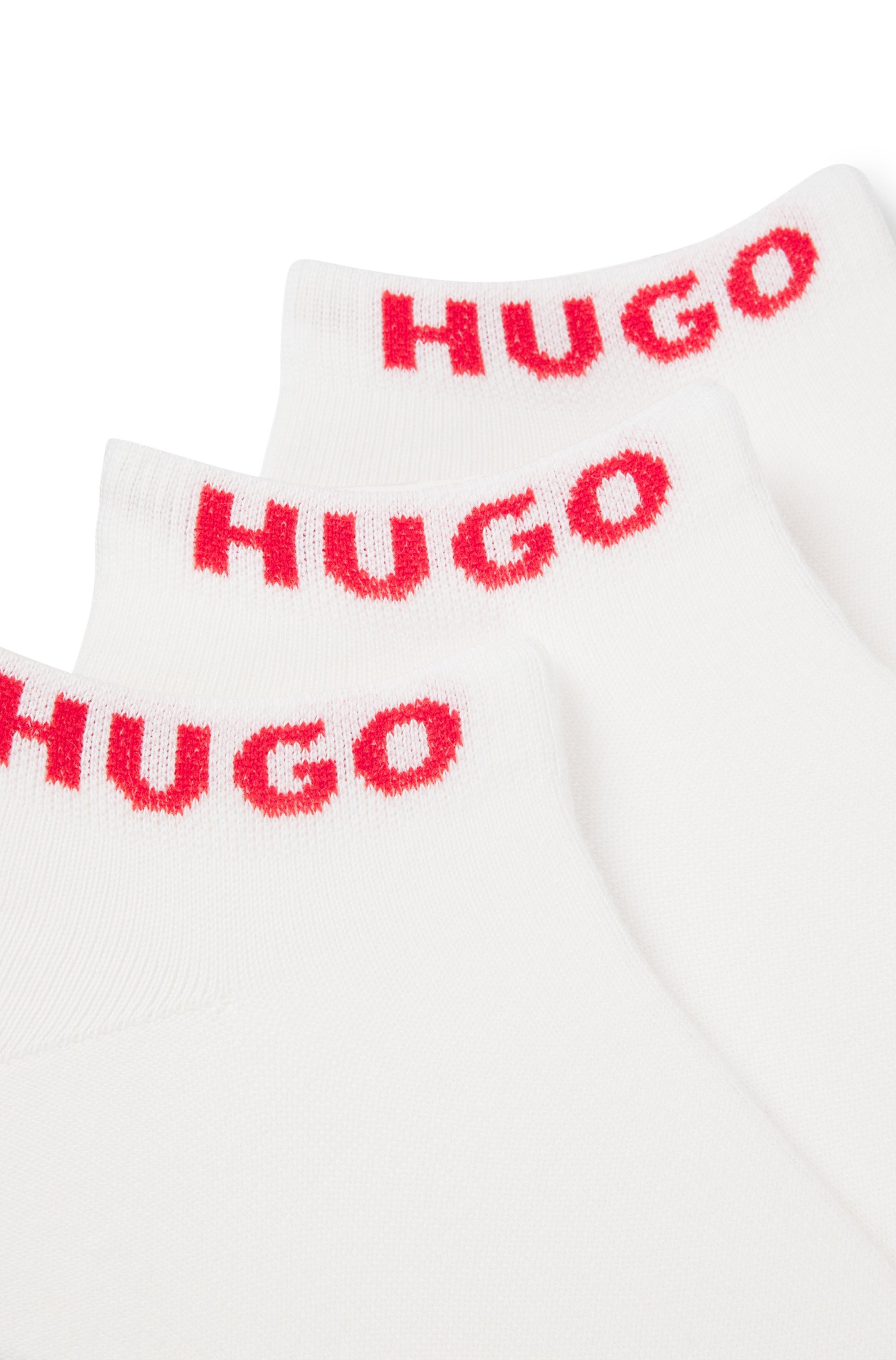 HUGO underwear Sokken 3P AS UNI CC W met contrasterende logo-opdruk (3 paar, Set van 3)