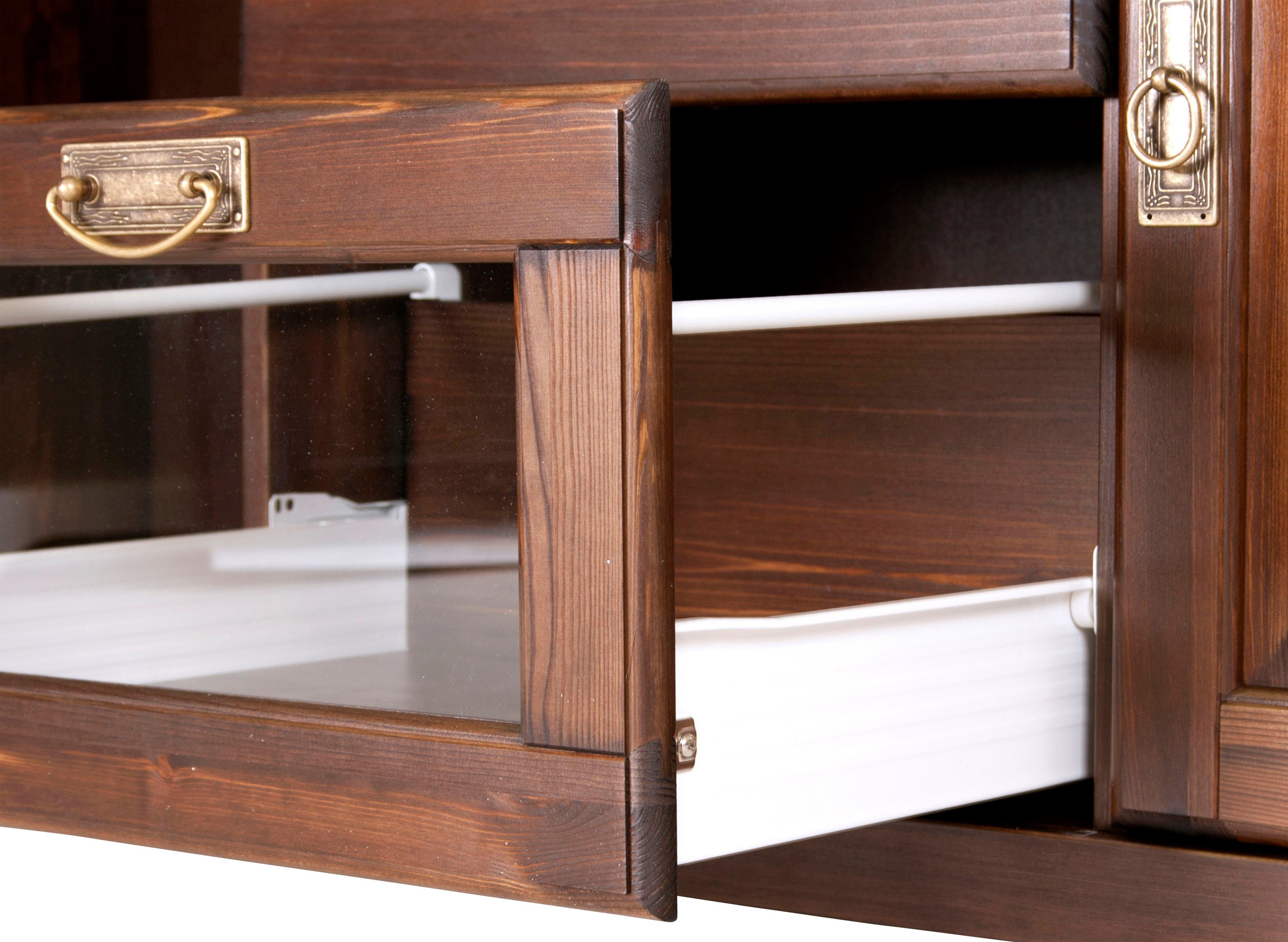 Home affaire Dressoir Rügen Commode van massief dennenhout, FSC®, breedte 145 of 180 cm