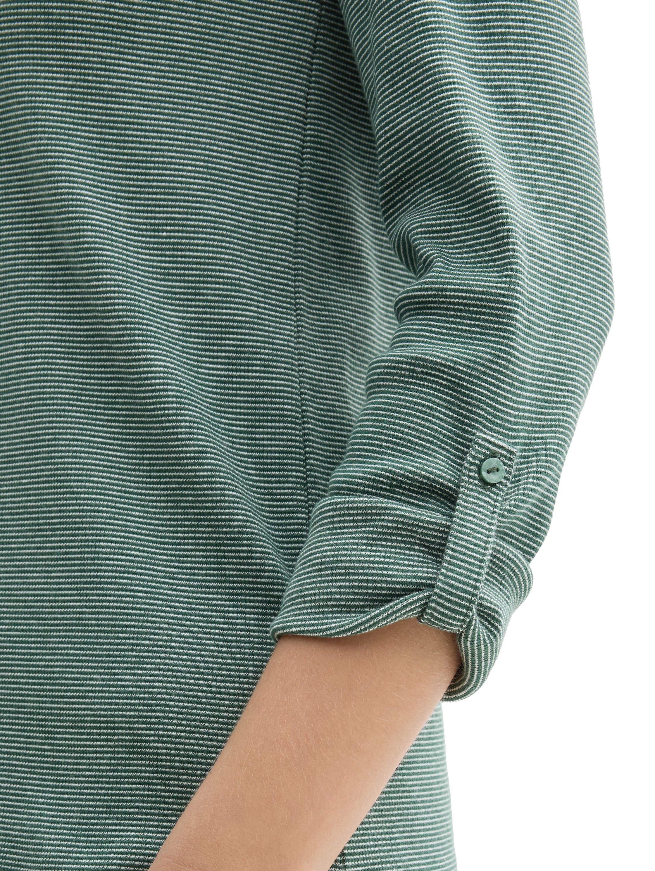 Tom Tailor Henleyshirt met 7 8 mouw