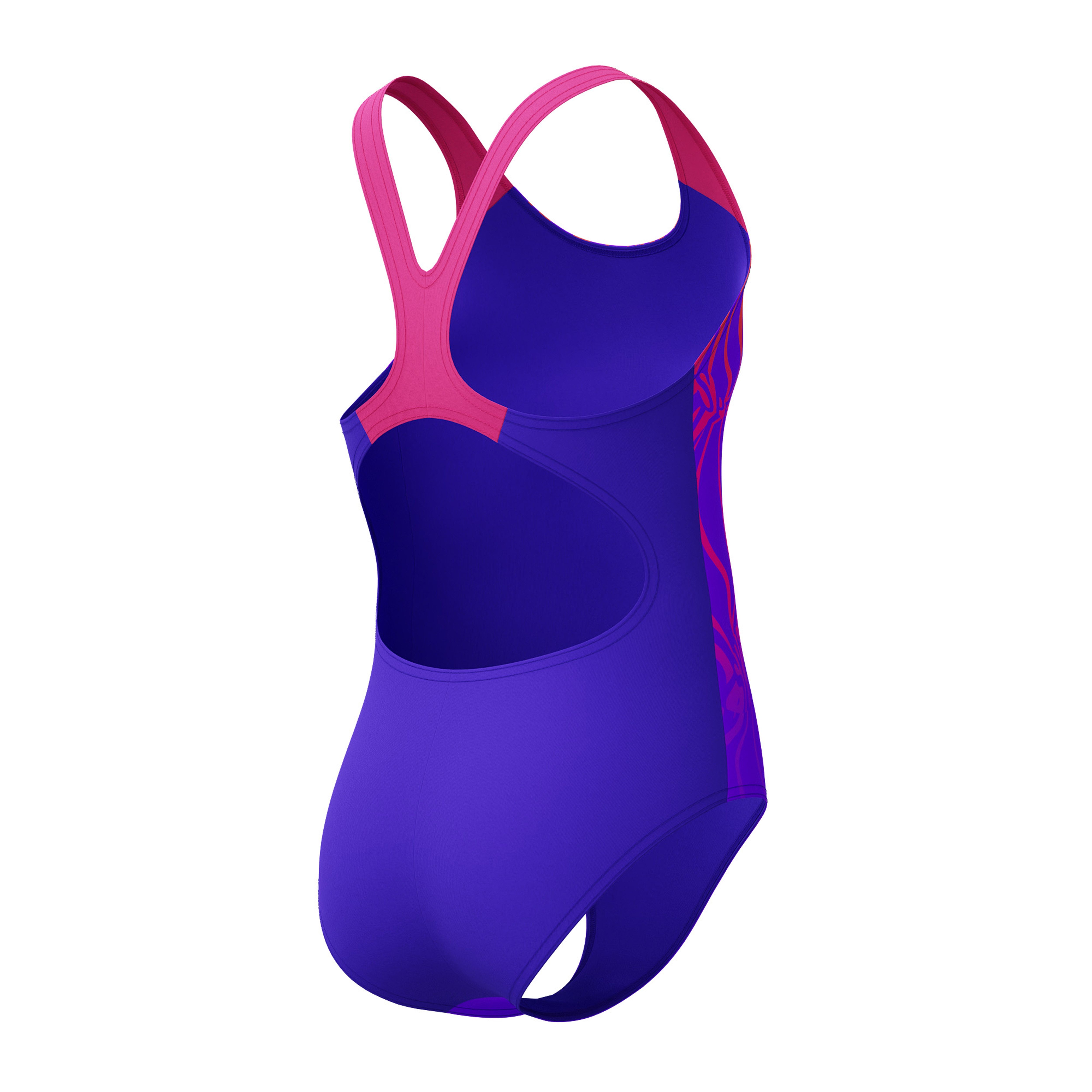 Speedo Badpak Girls digitale plaatsing splashback voor meisjes (1 stuk)