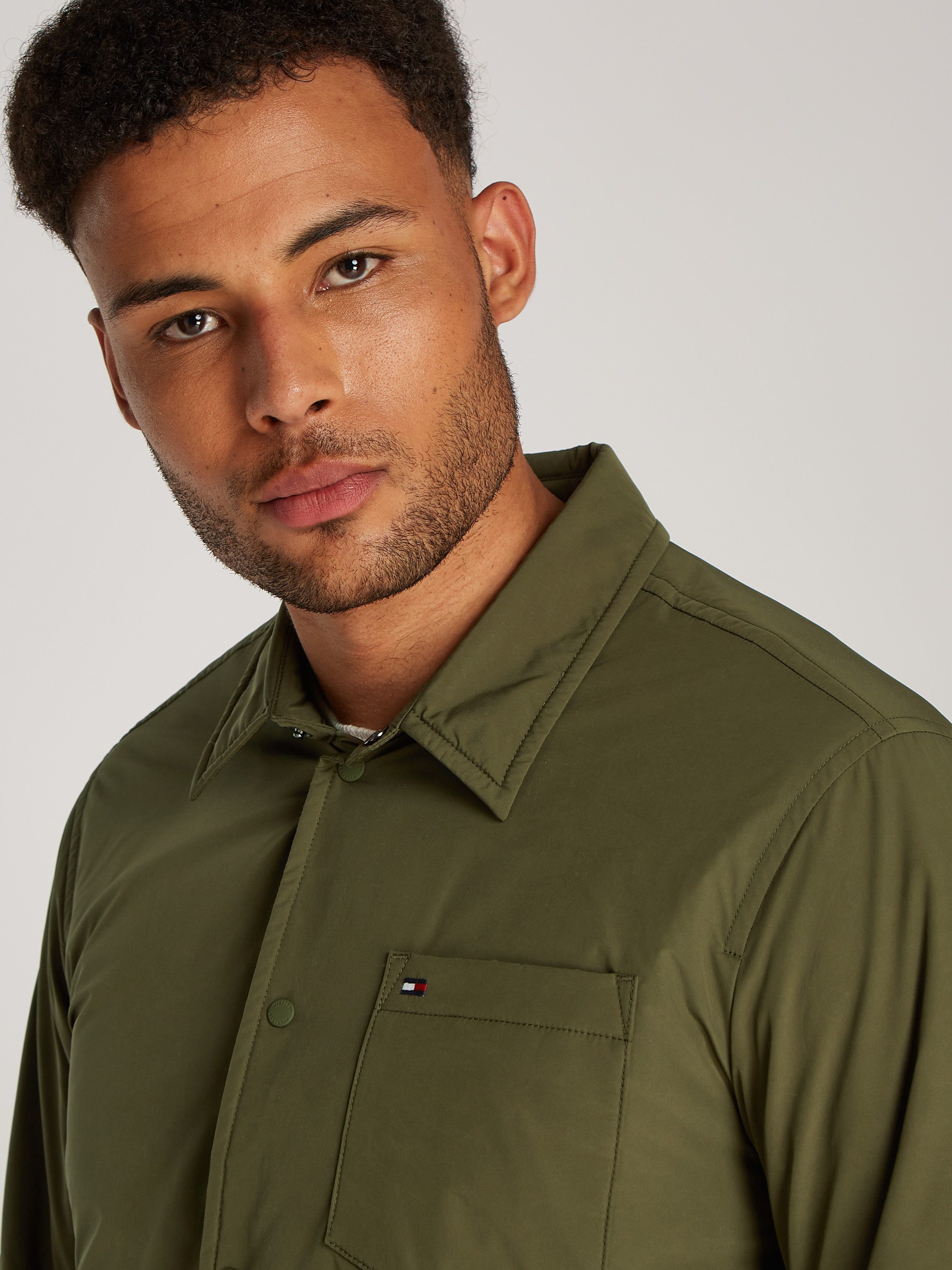 Tommy Hilfiger Overhemdjasje LW PACKABLE SHIRT JACKET