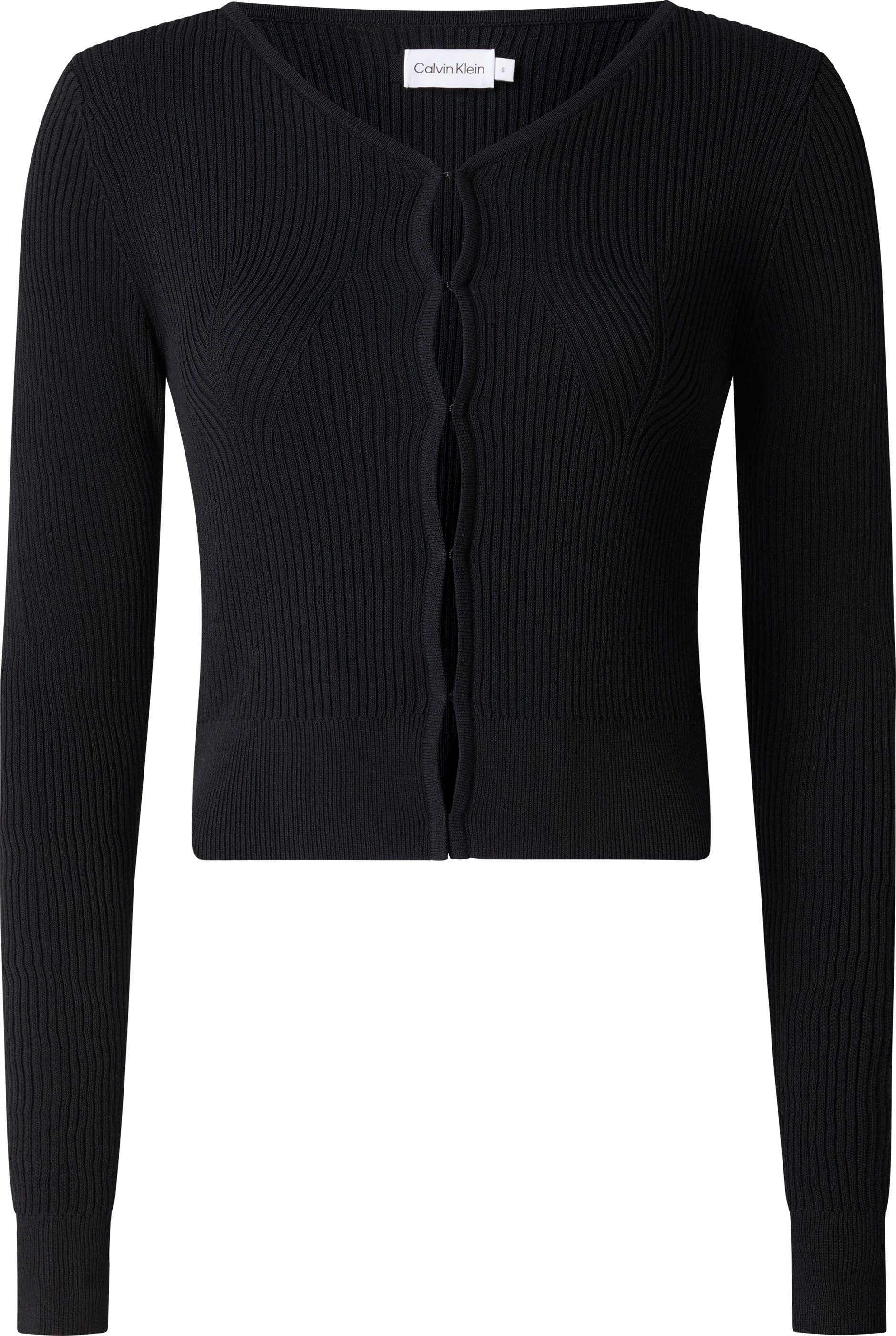 Calvin Klein Gebreide trui met haakjessluiting