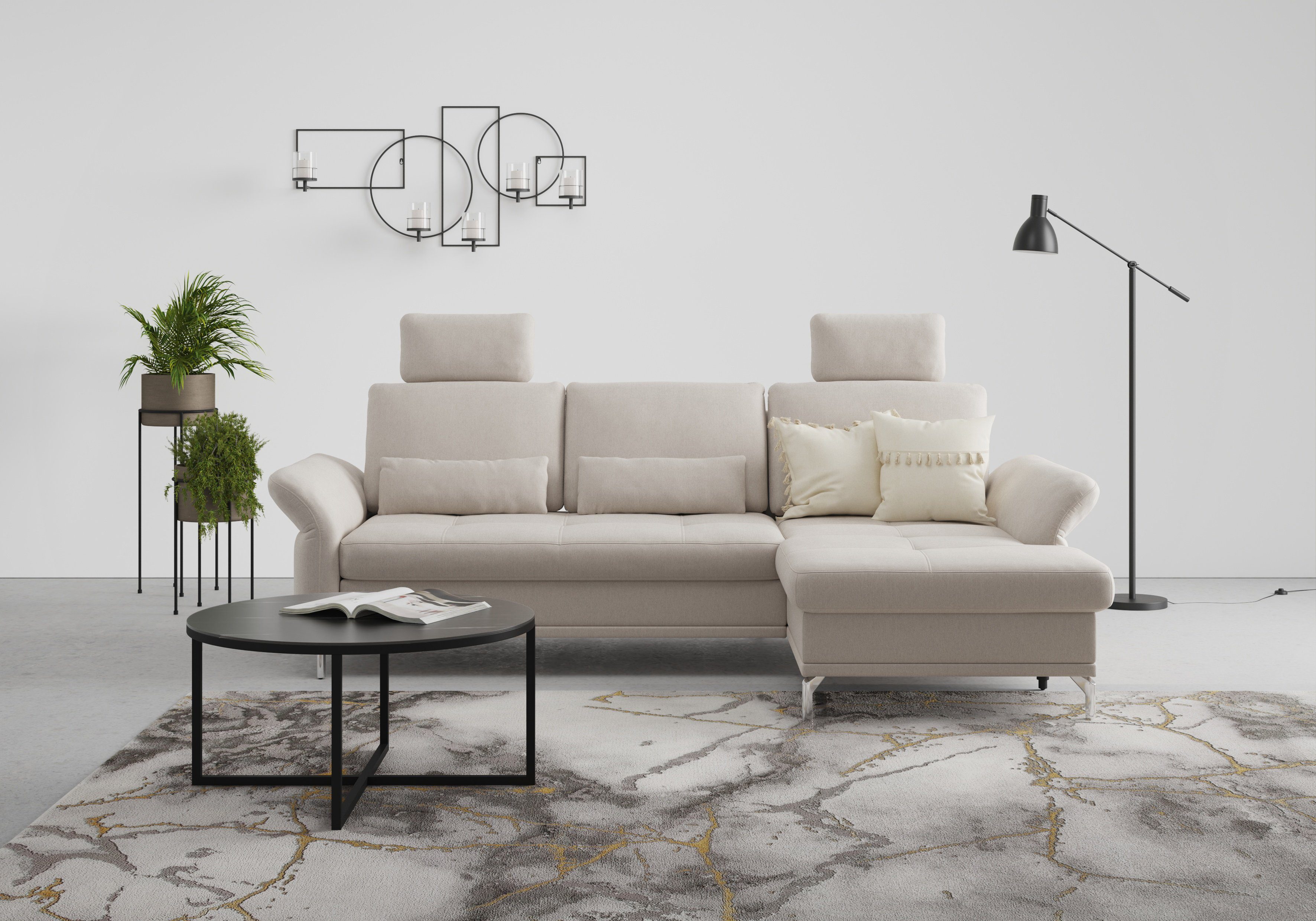 INOSIGN Hoofdsteun Palm Beach ook in de bekleding easy clean - eenvoudig met water te reinigen