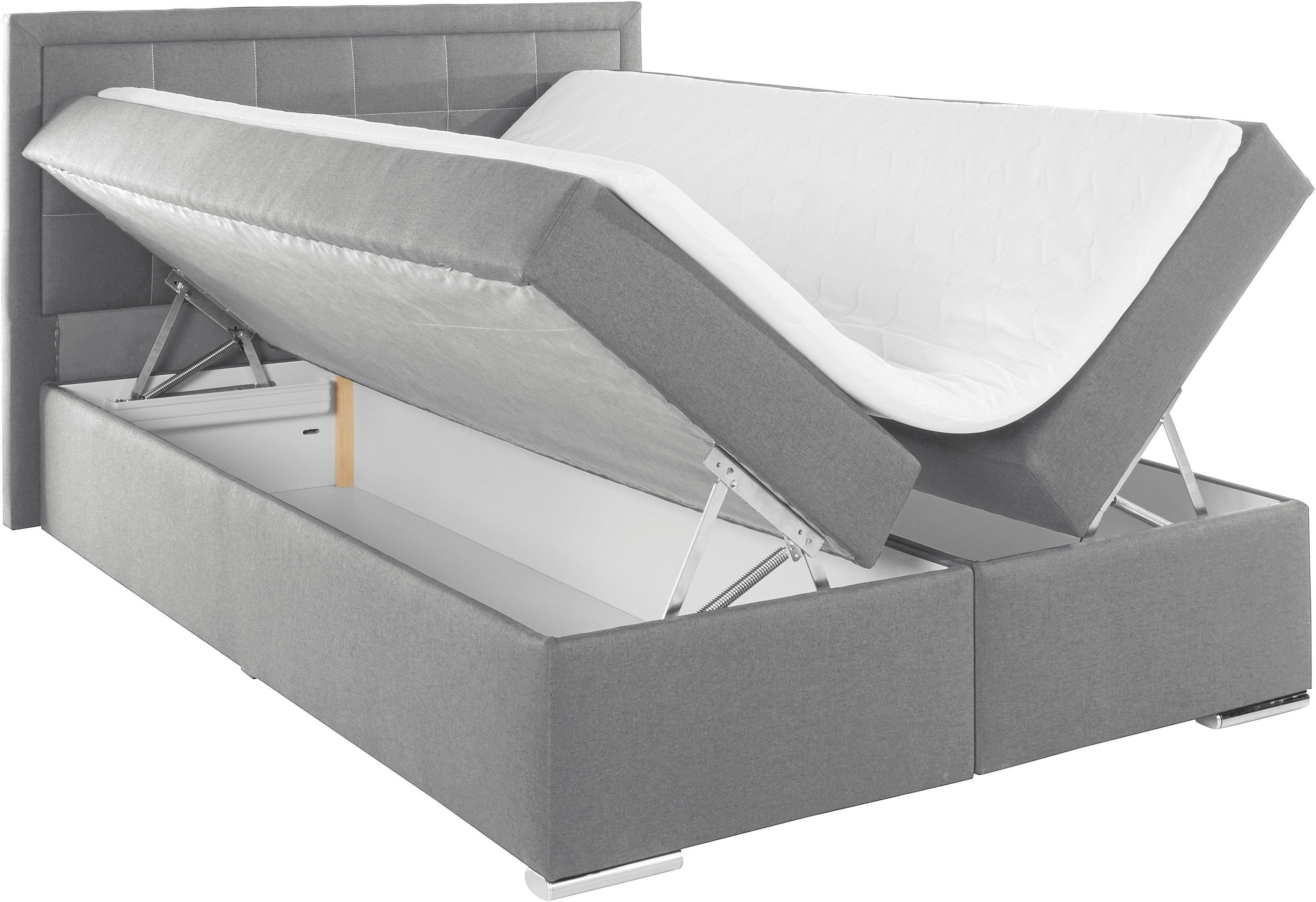 COLLECTION AB Boxspring Athena, OTTOs Choice, Topseller optioneel met bedkist inclusief topper bij uitvoering met matras, in hardheden h2, h3, h4