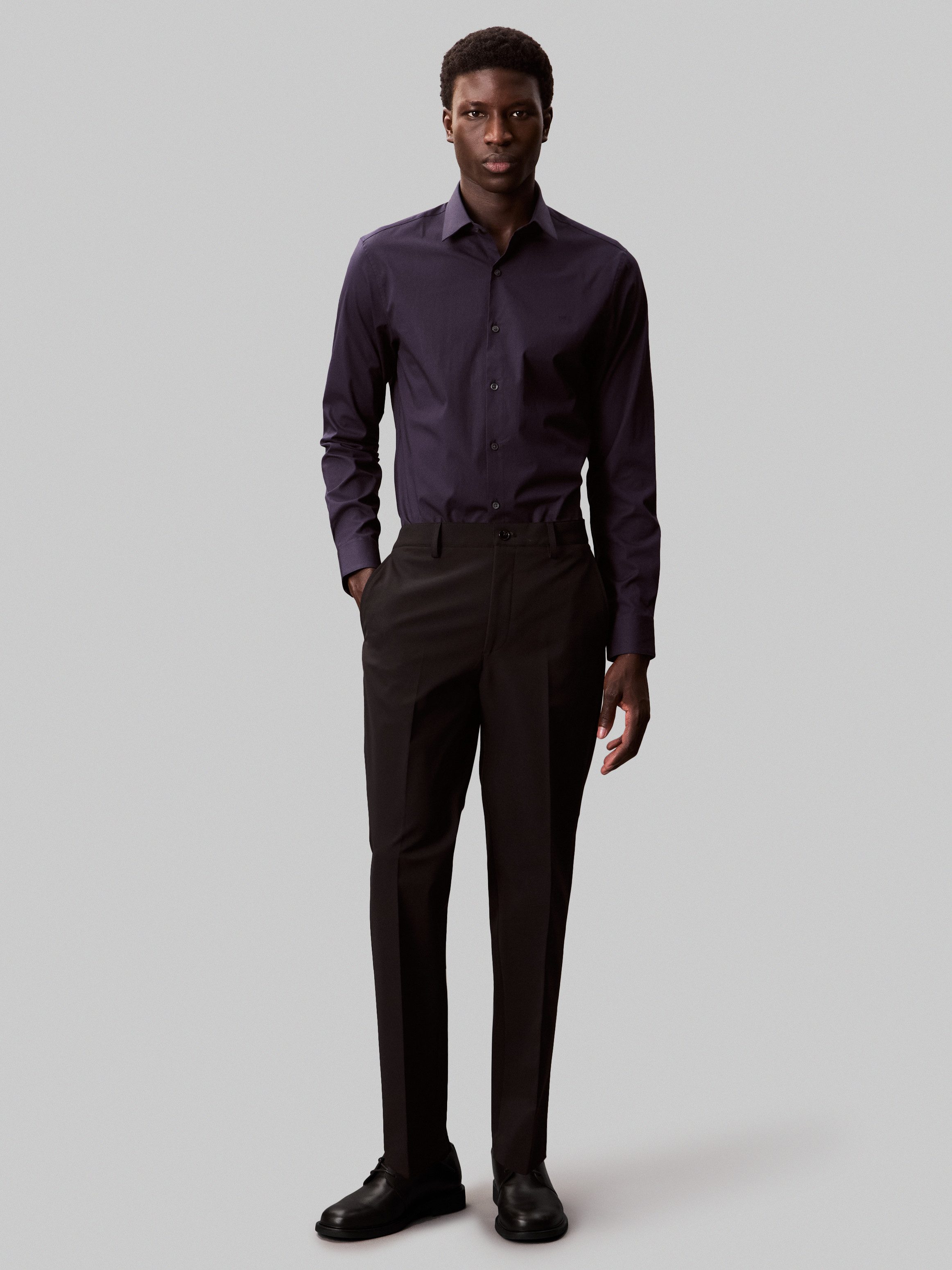 Calvin Klein Businessoverhemd SLIM ESNTL POPLIN NOS STR SLD