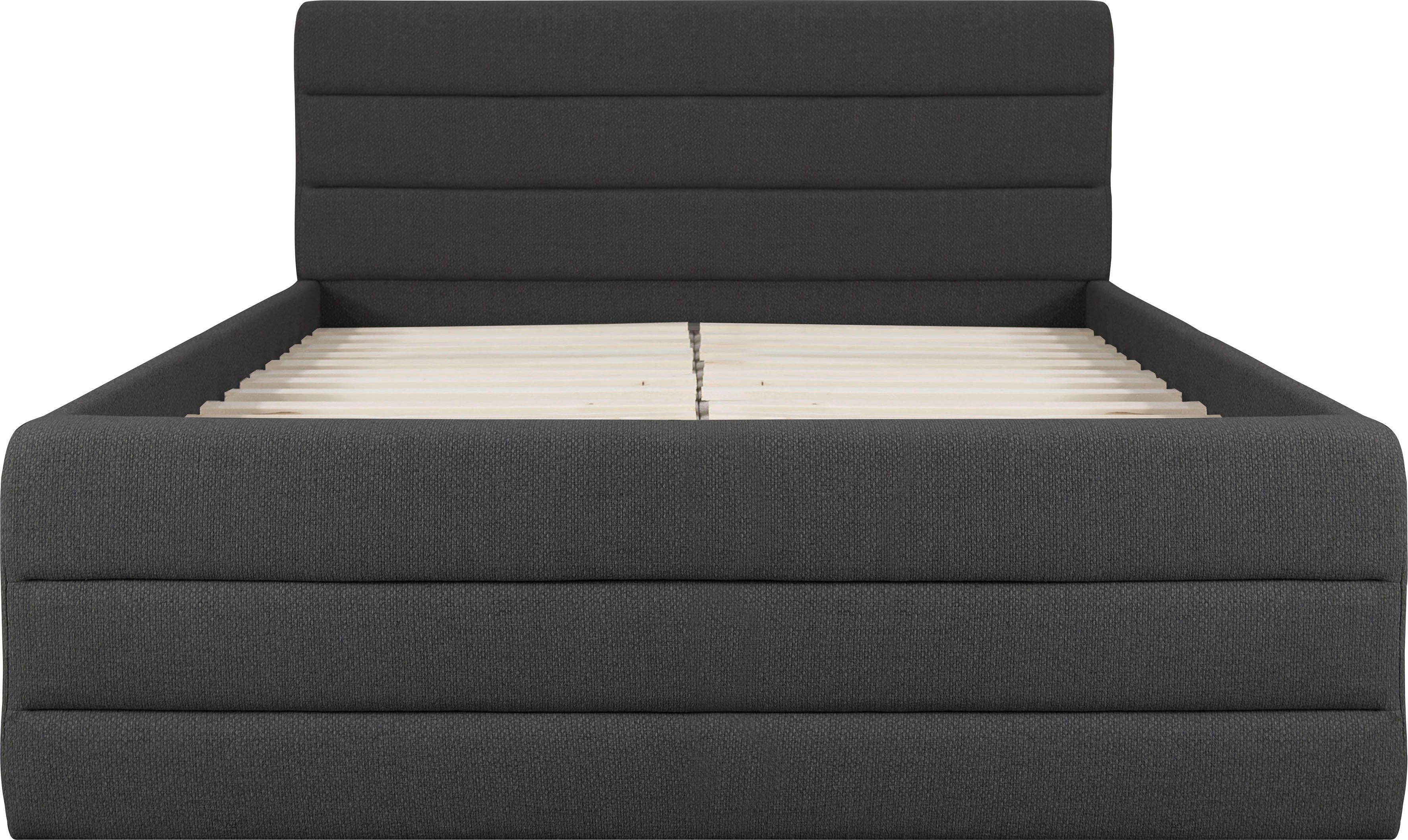 OTTO products Gestoffeerd bed Merrit Dwarsnaad in het hoofd- en voetbord, in 5 breedten, ook in 220 cm lang