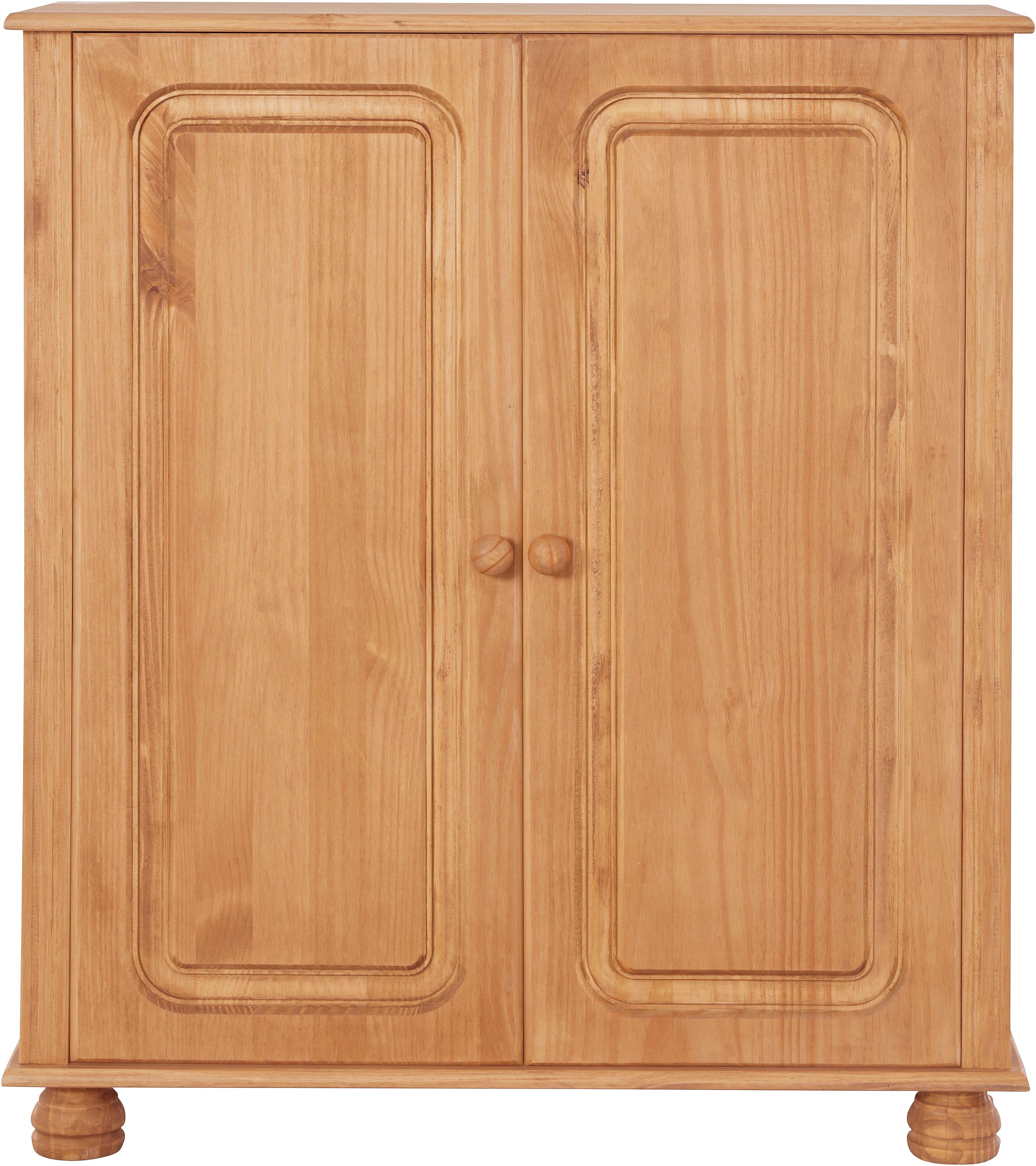Home affaire Highboard Mette Commode met 2 planken, breedte 85cm, diepte 34 cm, hoogte 95 cm