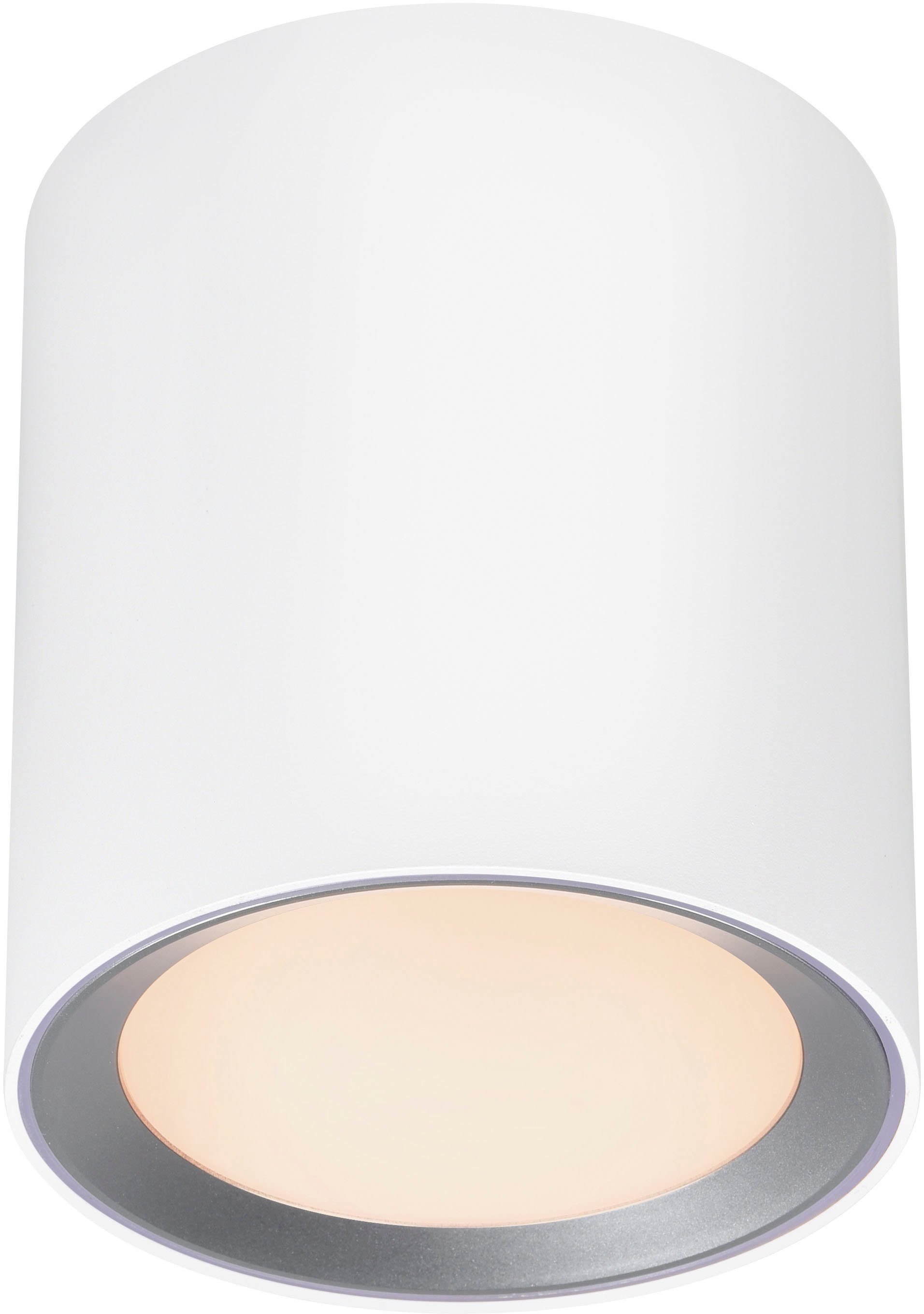 Nordlux Led-plafondlamp Landon Smart Long Dimbaar met Nordlux Smart (binnen- en buitenring), IP44-bescherming (1 stuk)
