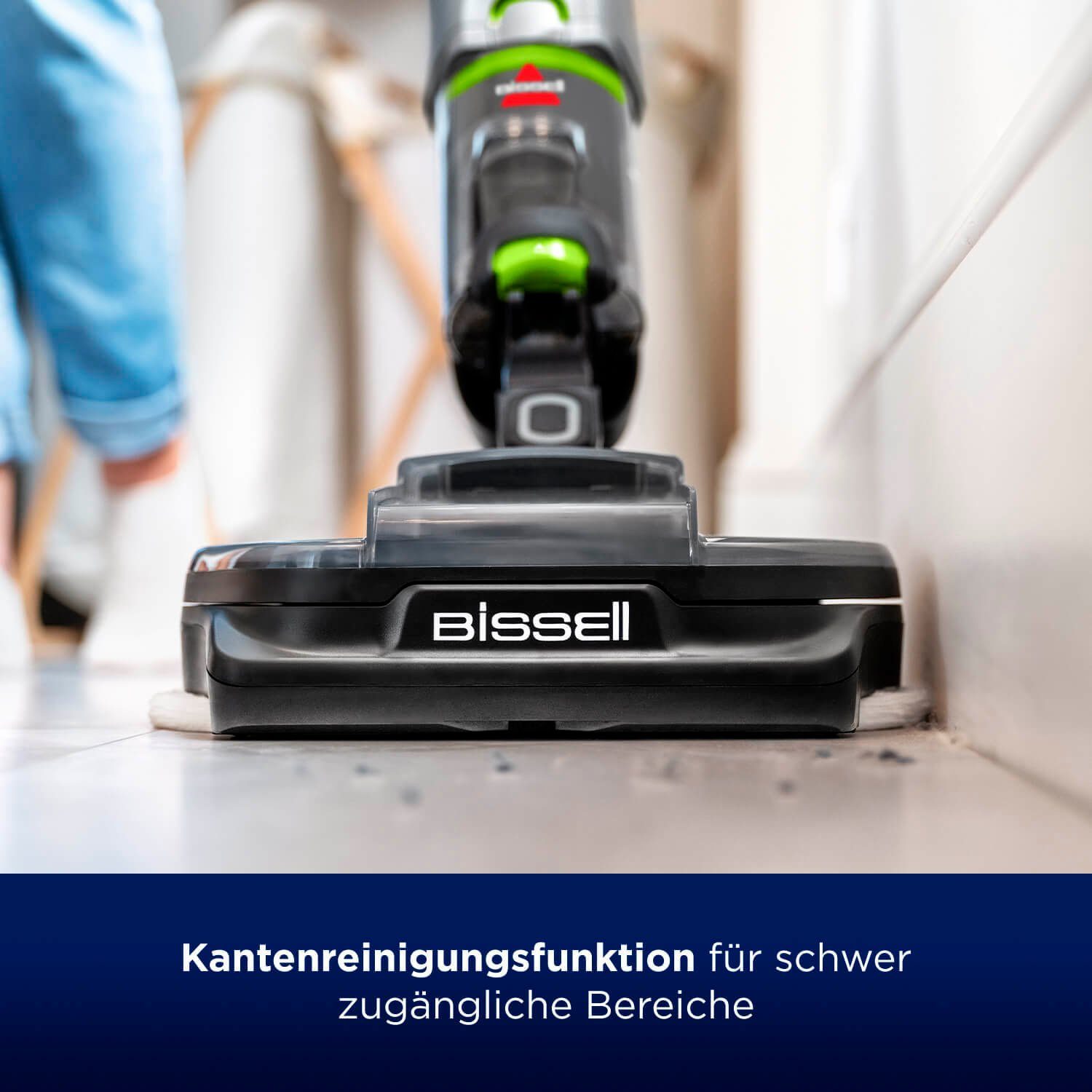 Bissell Nat- en droogzuiger 3893N, SpinWave®+ Vac PET Select, stofvrij dweilen draadloos, voor alle harde vloeren, 3 reinigingsmodi inclusief zuigmodus