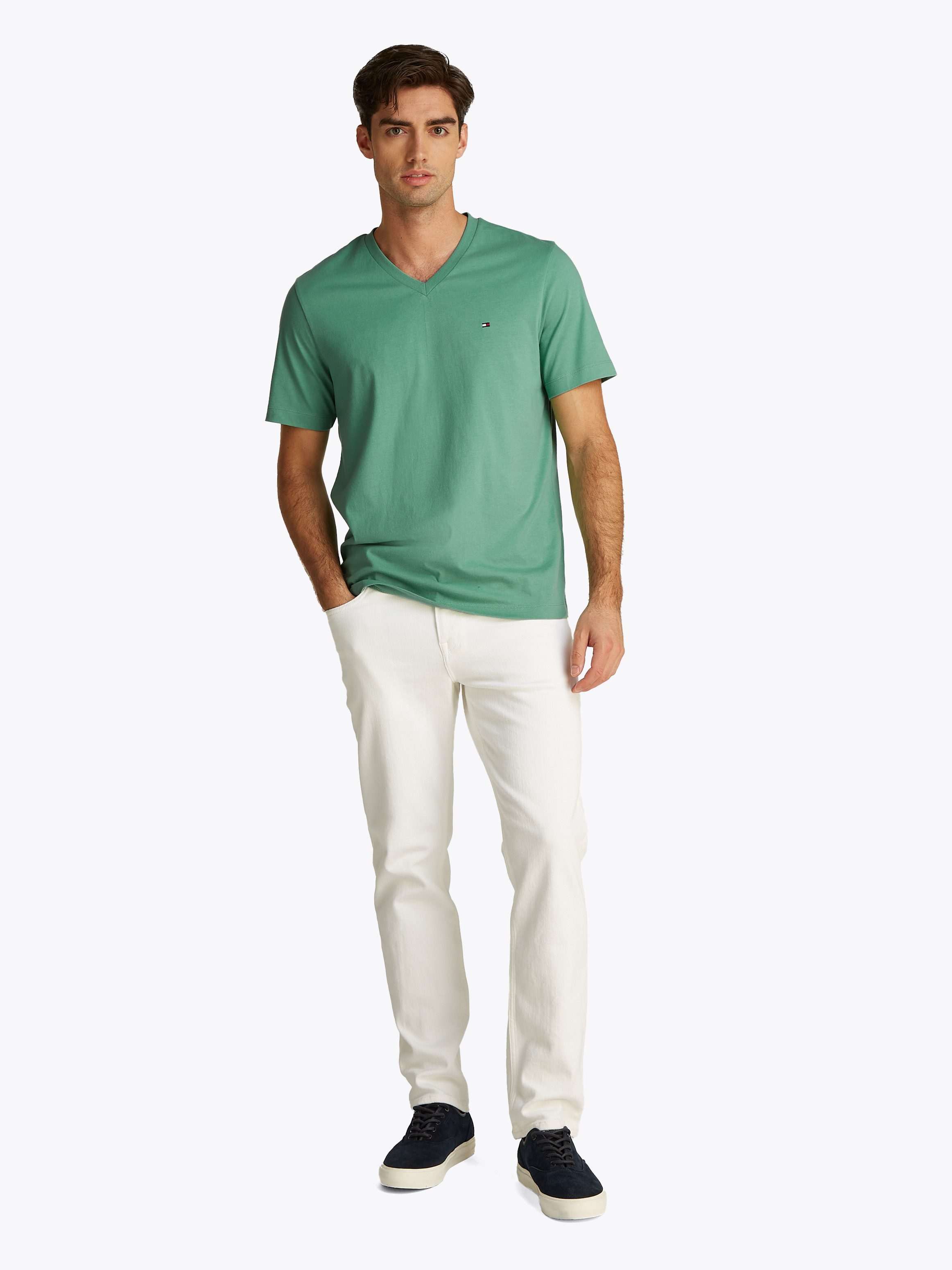 Tommy Hilfiger Shirt met V-hals ESSENTIAL V-NECK TEE