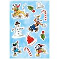komar wandfolie mickey ice slide 50 x 70 cm (breedte x hoogte) - 11 sticker (set) multicolor