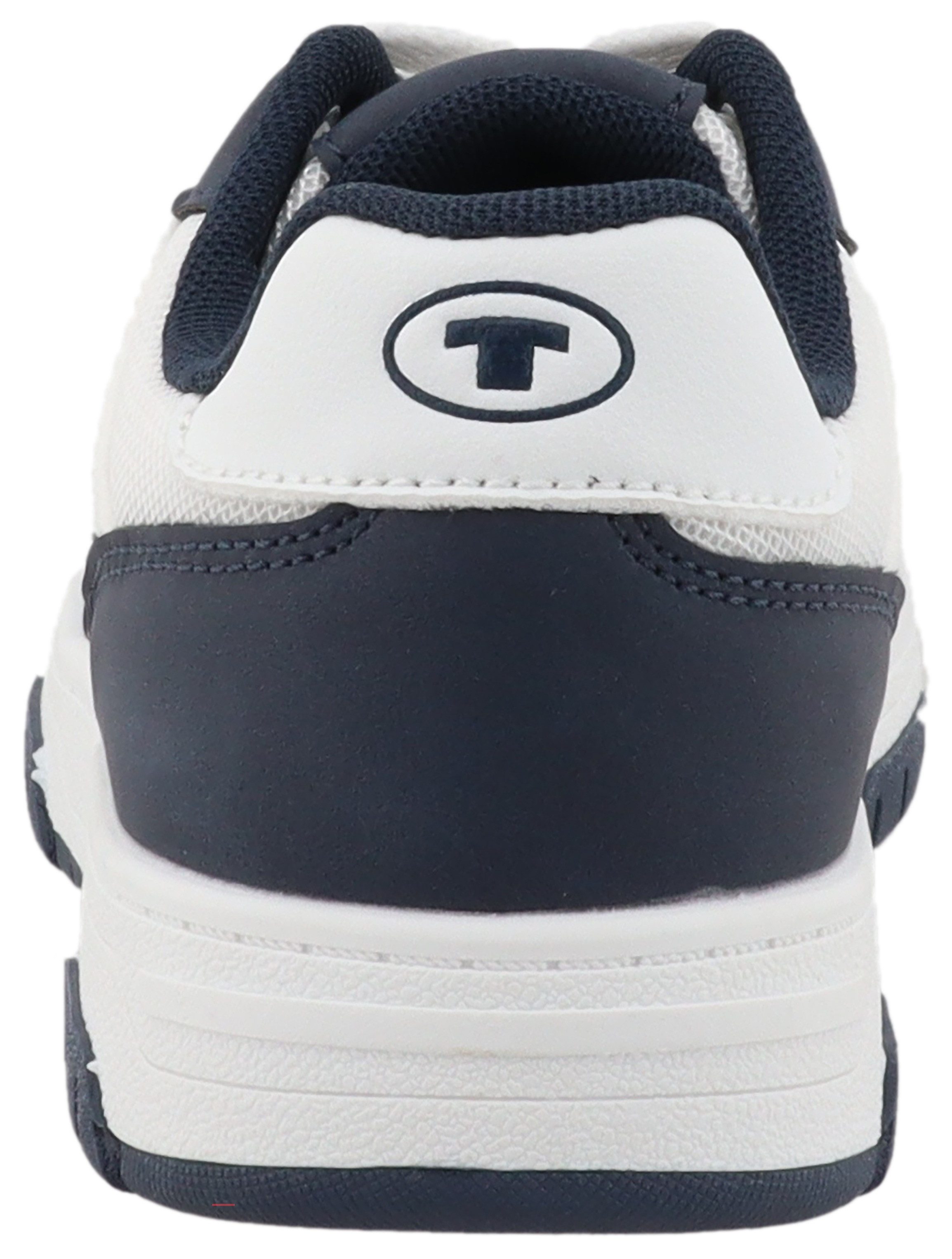 Tom Tailor Plateausneakers vrijetijdsschoen, lage schoen, veterschoen met contrast bies