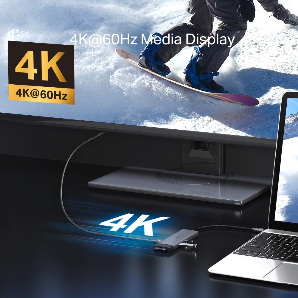 TP-Link Laptop-dockingstation UH7020C USB Type-C 7-in-1 Hub