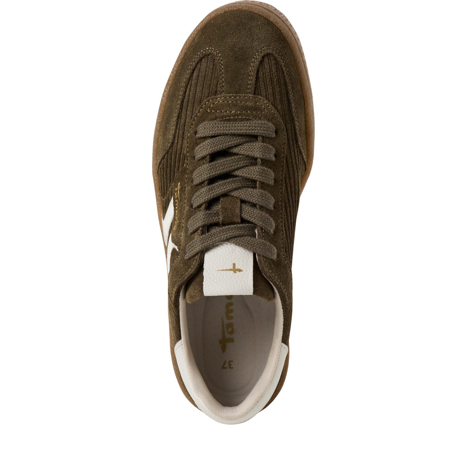 Tamaris Plateausneakers , vrijetijdsschoen, halfschoen, veterschoen met gepolsterde schacht