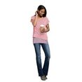 casual looks 2-in-1-shirt roze